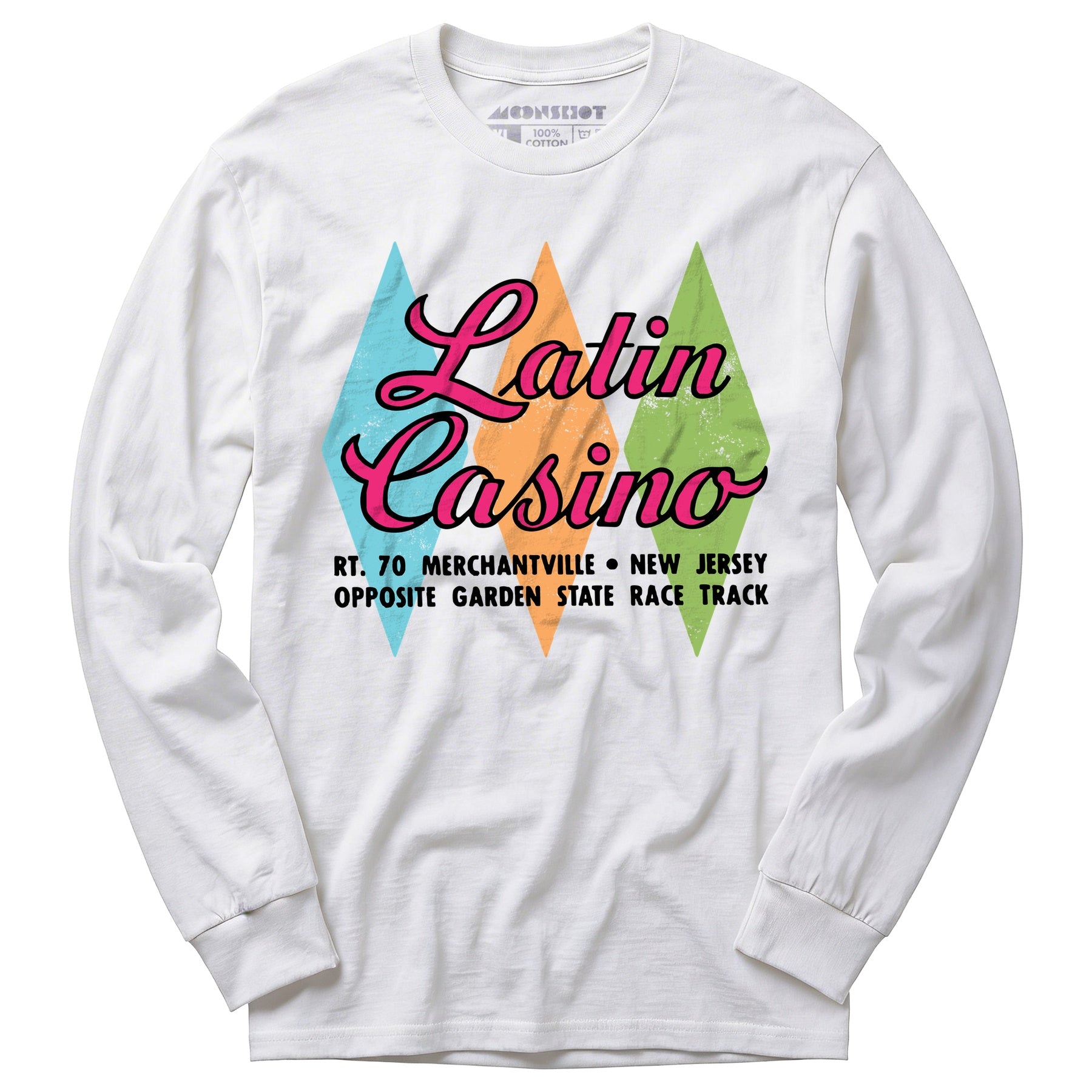 Latin Casino - Cherry Hill, New Jersey - Vintage Nightclub - Long Sleeve T-Shirt