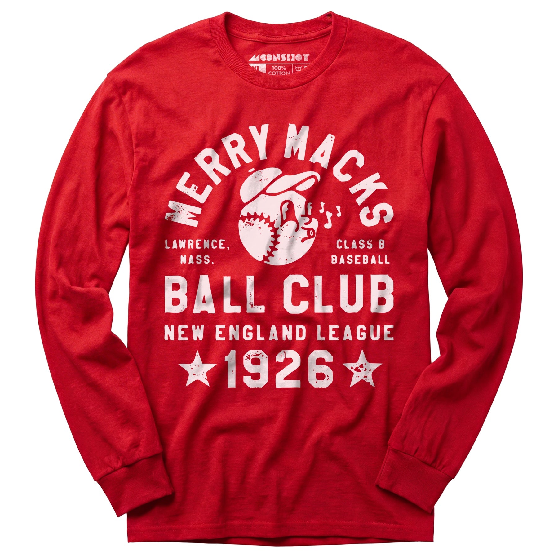 Lawrence Merry Macks - Massachusetts - Vintage Defunct Baseball Teams - Long Sleeve T-Shirt