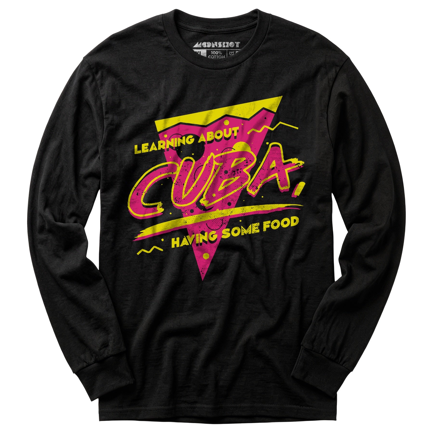 Learning About Cuba Having Some Food - Long Sleeve T-Shirt