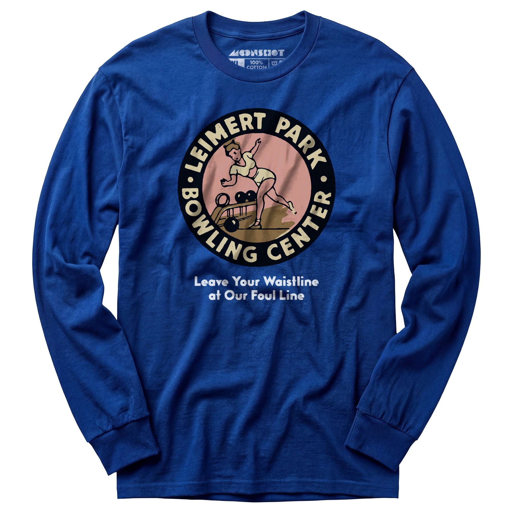 Leimert Park Bowling Center - Los Angeles, CA - Vintage Bowling Alley - Long Sleeve T-Shirt