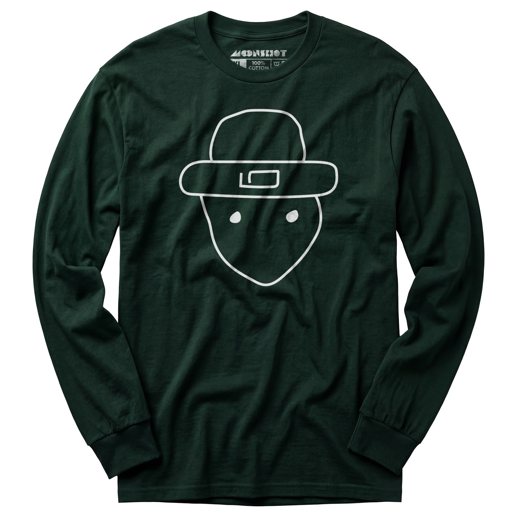 Leprechaun Sketch - Long Sleeve T-Shirt