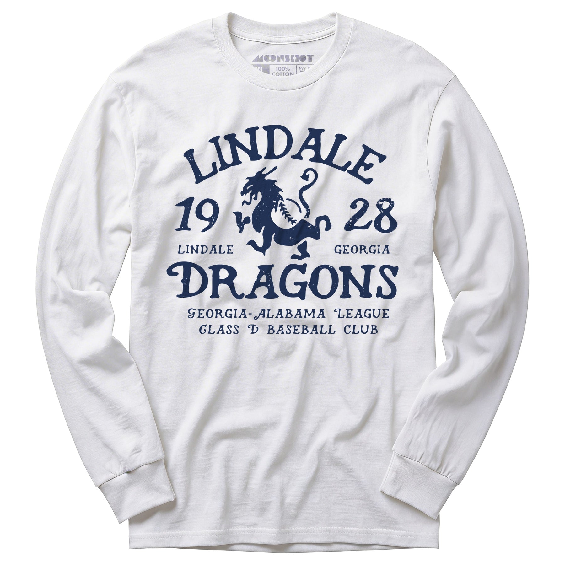 Lindale Dragons - Georgia - Vintage Defunct Baseball Teams - Long Sleeve T-Shirt