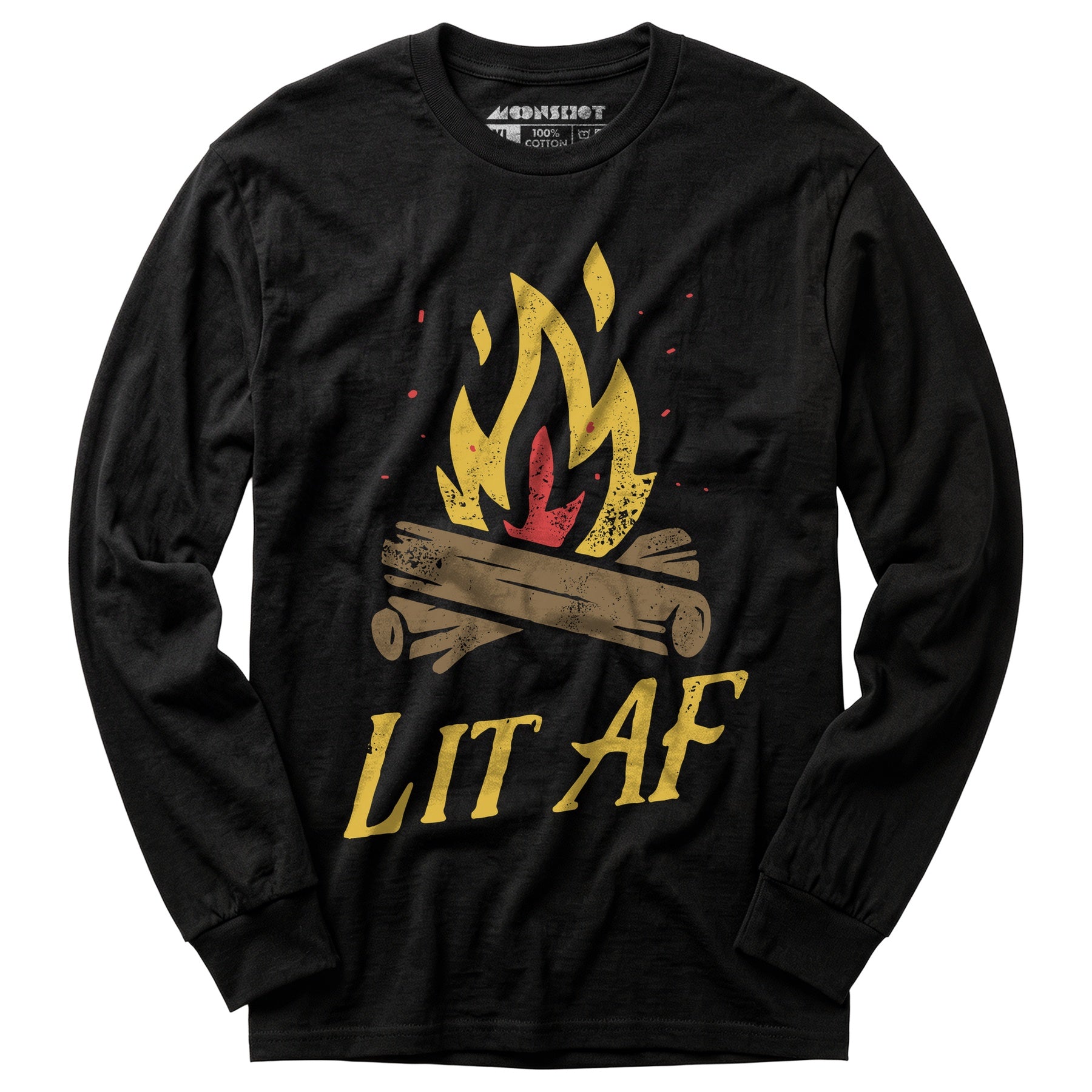 Lit AF Campfire - Long Sleeve T-Shirt