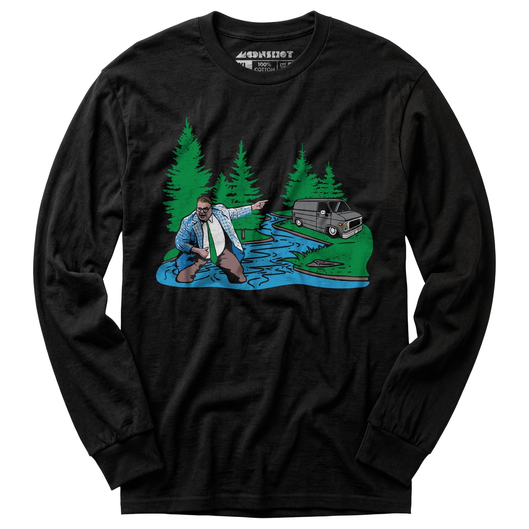Livin' in a Van Down by The River - Long Sleeve T-Shirt