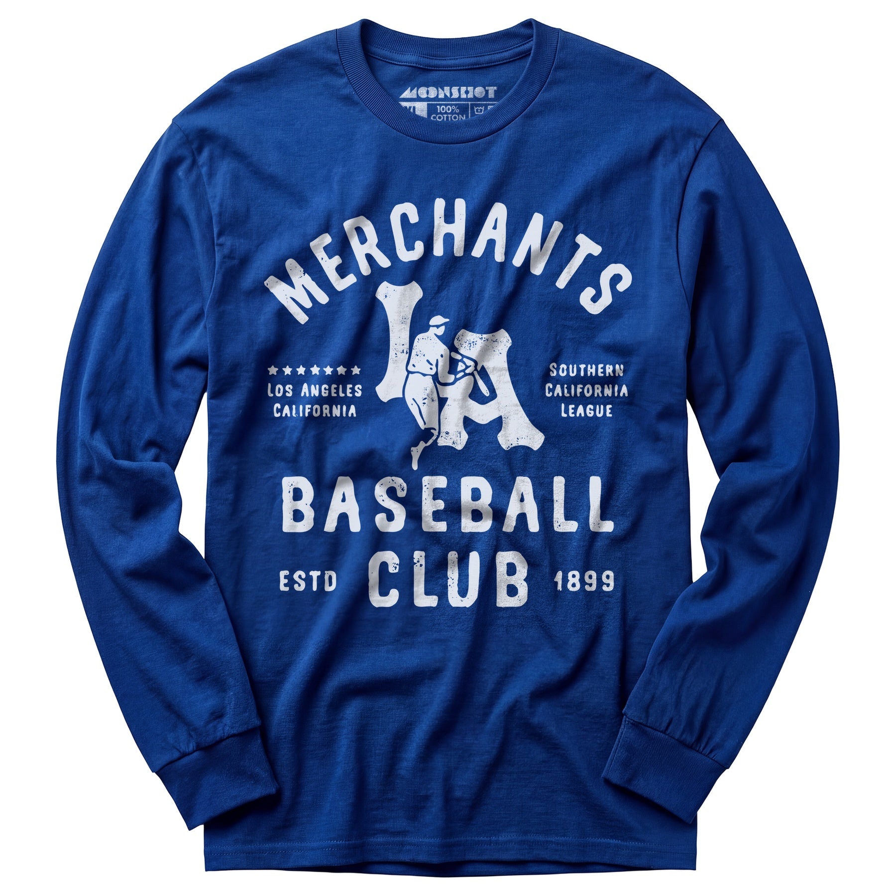 Los Angeles Merchants - California - Vintage Defunct Baseball Teams - Long Sleeve T-Shirt