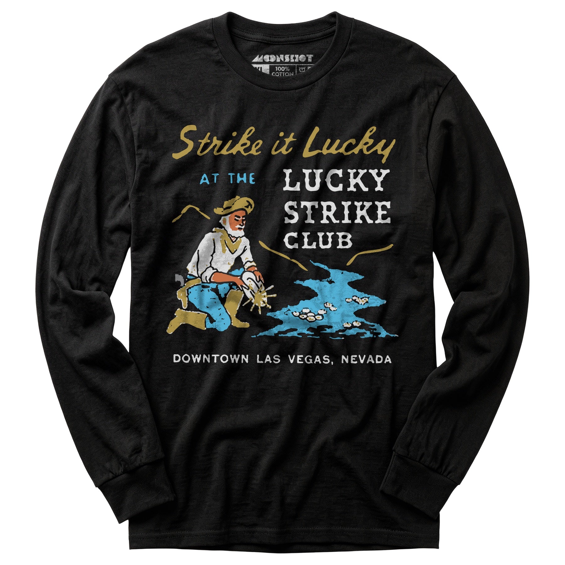 Lucky Strike Club - Vintage Las Vegas - Long Sleeve T-Shirt