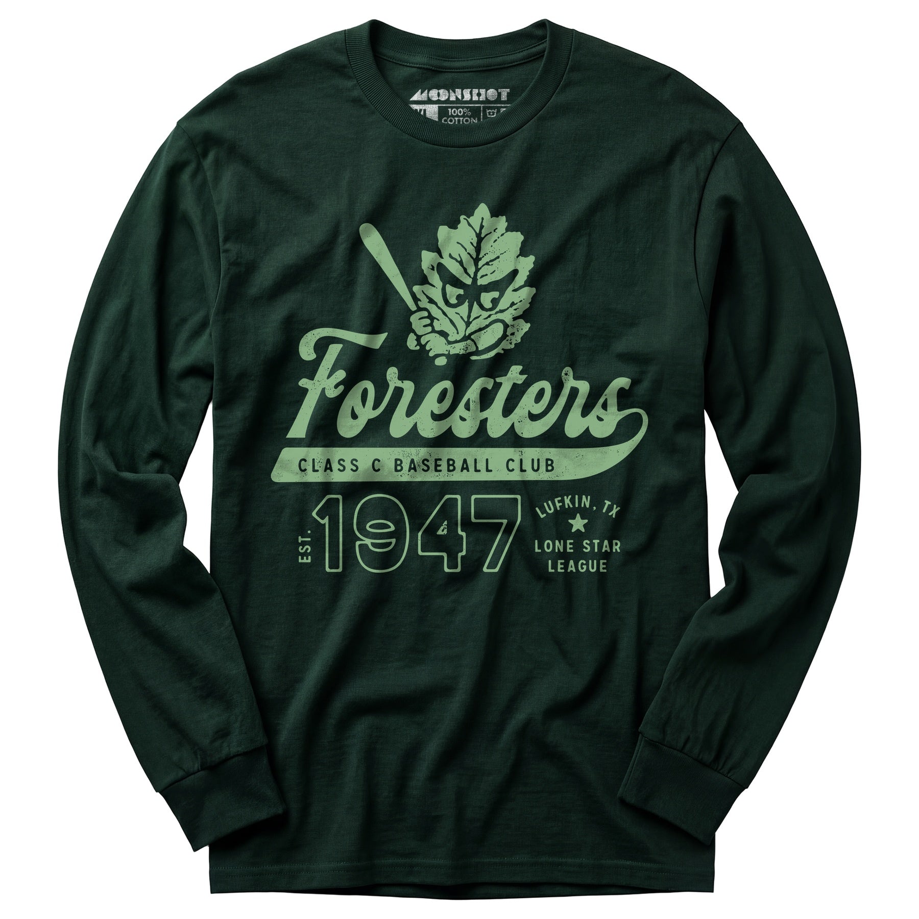 Lufkin Foresters - Texas - Vintage Defunct Baseball Teams - Long Sleeve T-Shirt