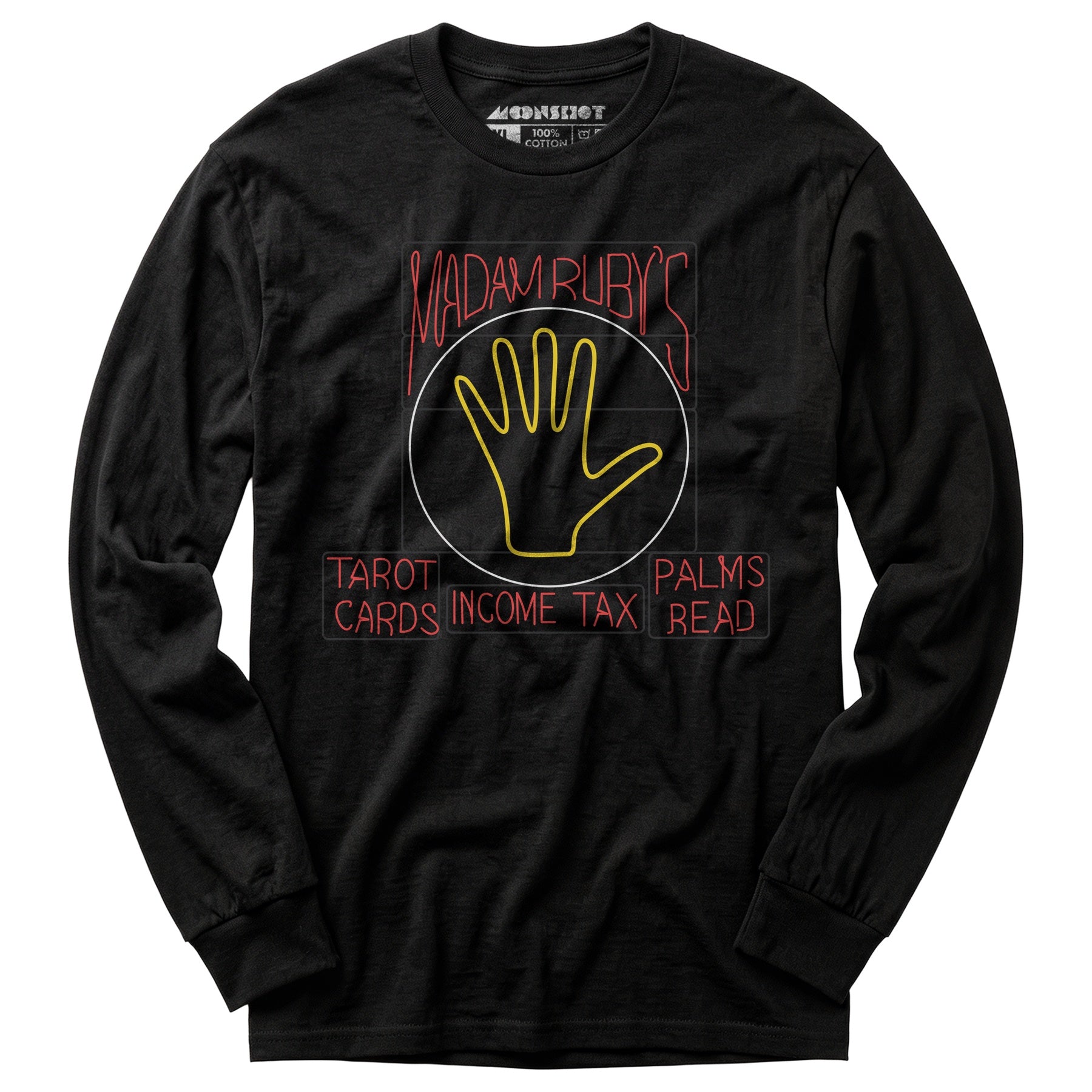 Madam Ruby's Tarot Cards & Palm Reading - Long Sleeve T-Shirt