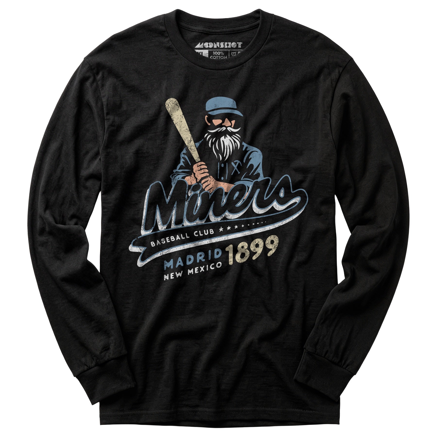 Madrid Miners - New Mexico - Vintage Defunct Baseball Teams - Long Sleeve T-Shirt