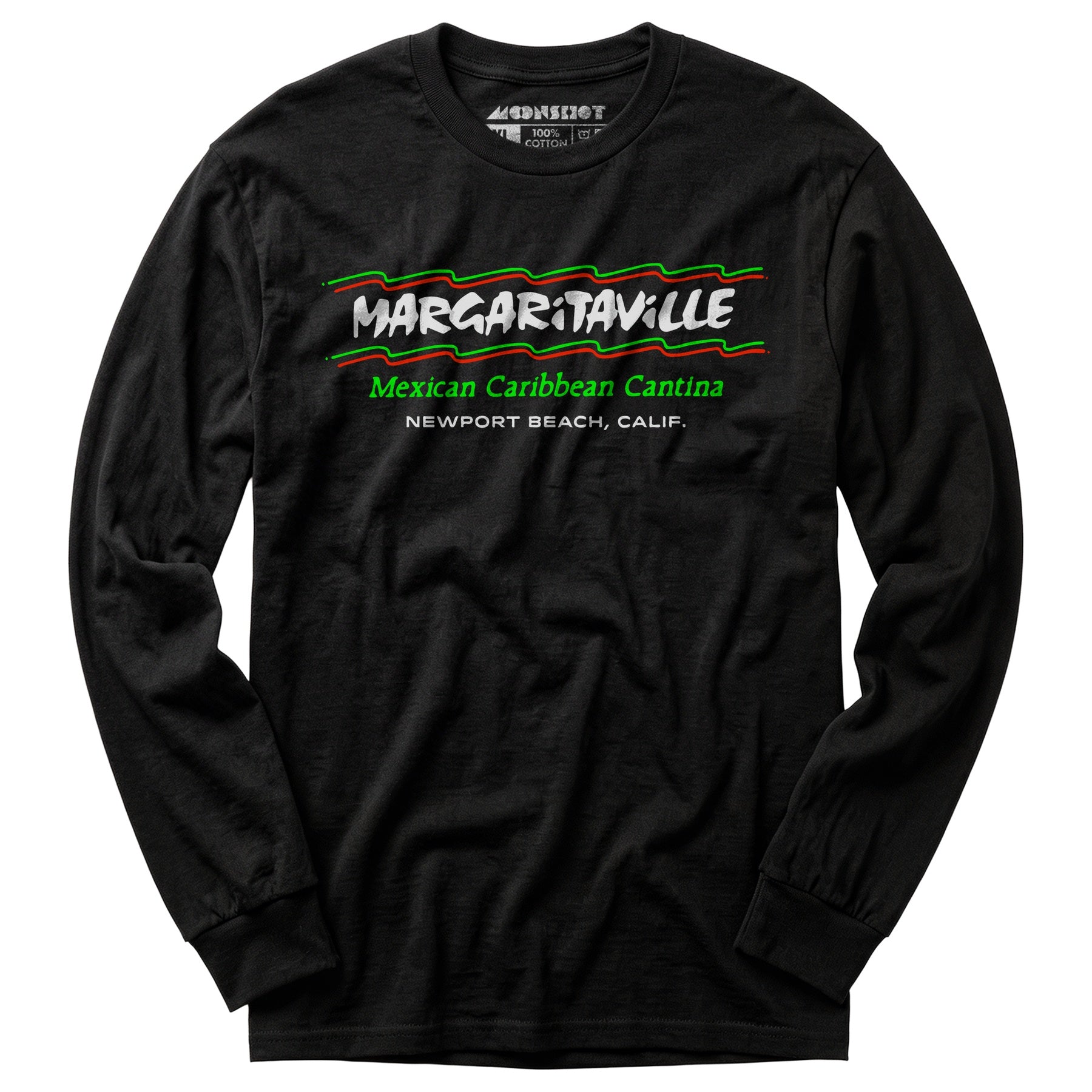 Margaritaville - Newport Beach, CA - Vintage Restaurant - Long Sleeve T-Shirt