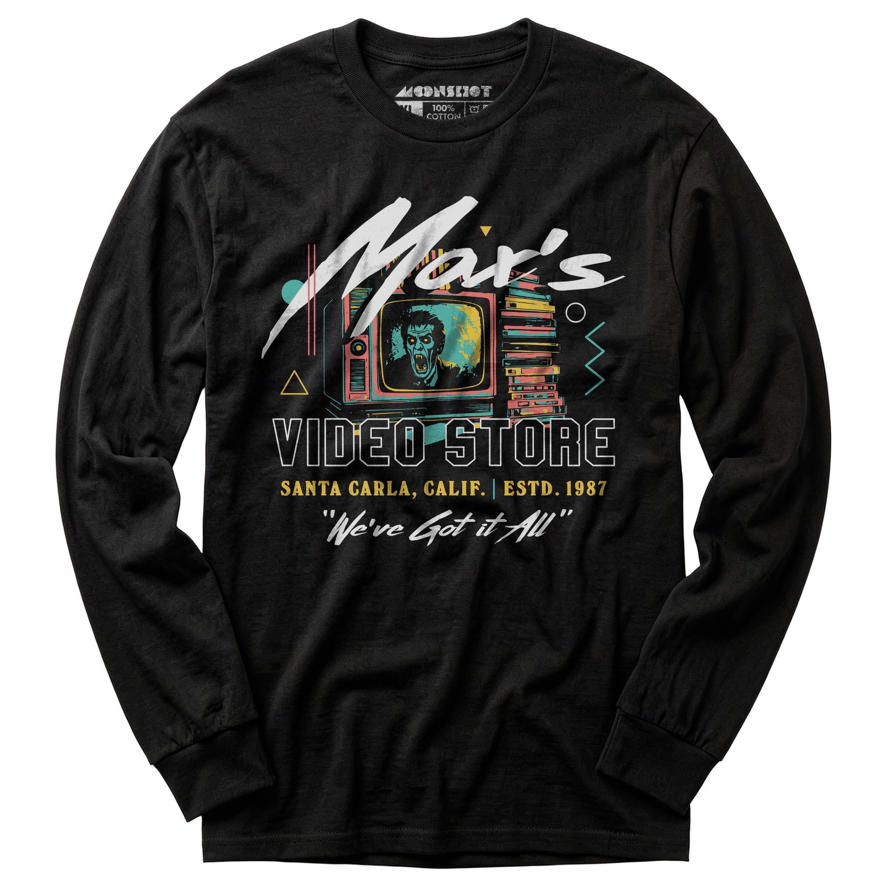Max's Video Store - Long Sleeve T-Shirt