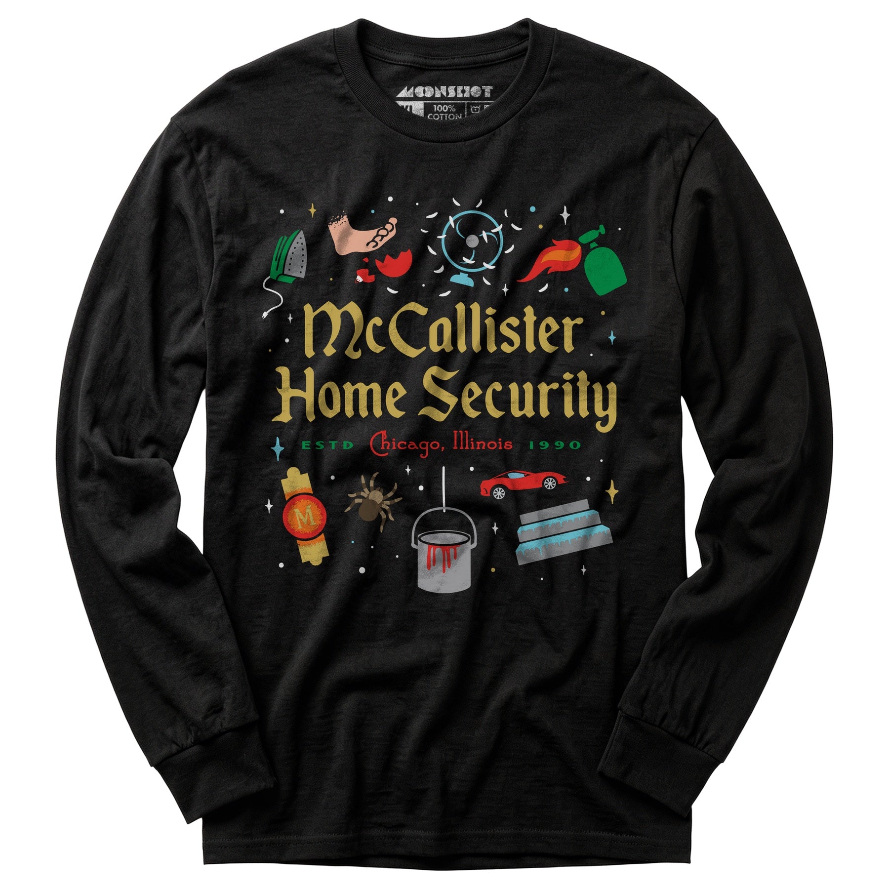 McCallister Home Security - Chicago Illinois - Long Sleeve T-Shirt