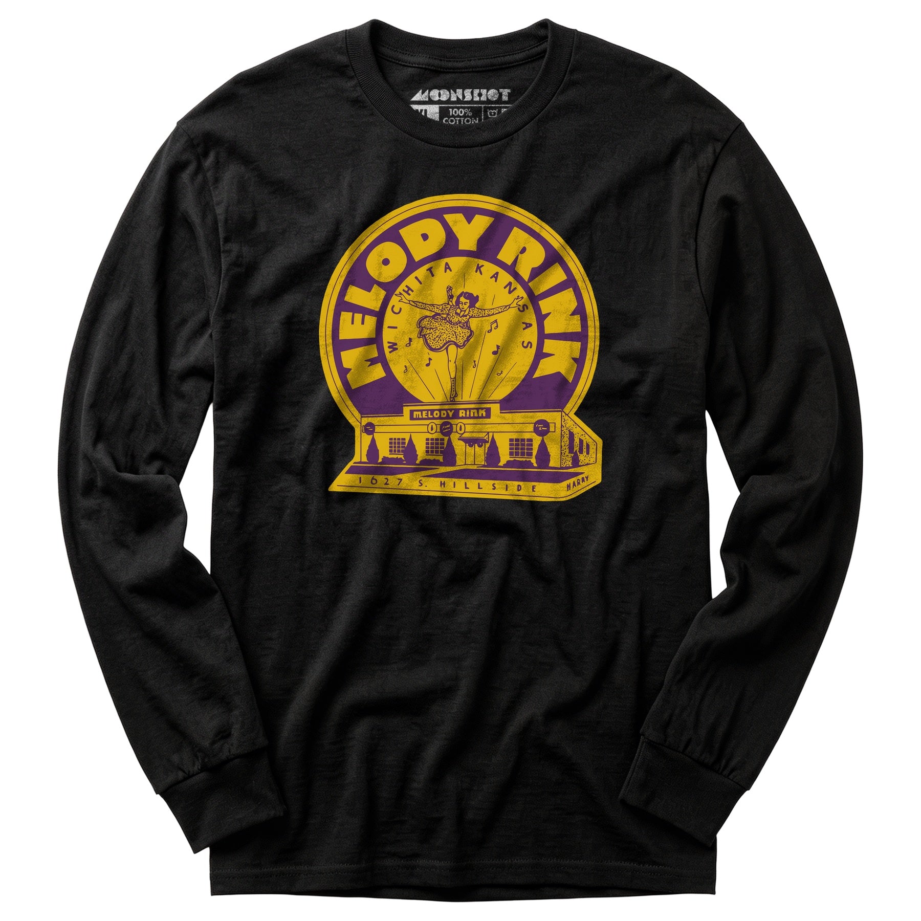 Melody Rink - Witchita, KS - Vintage Roller Rink - Long Sleeve T-Shirt