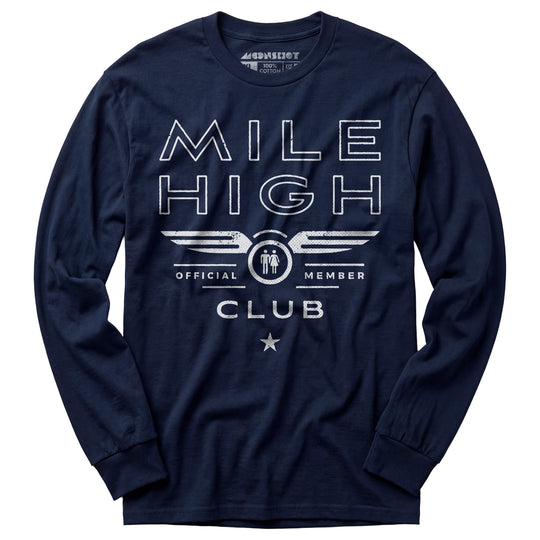 Mile High Club Official Member - Long Sleeve T-Shirt