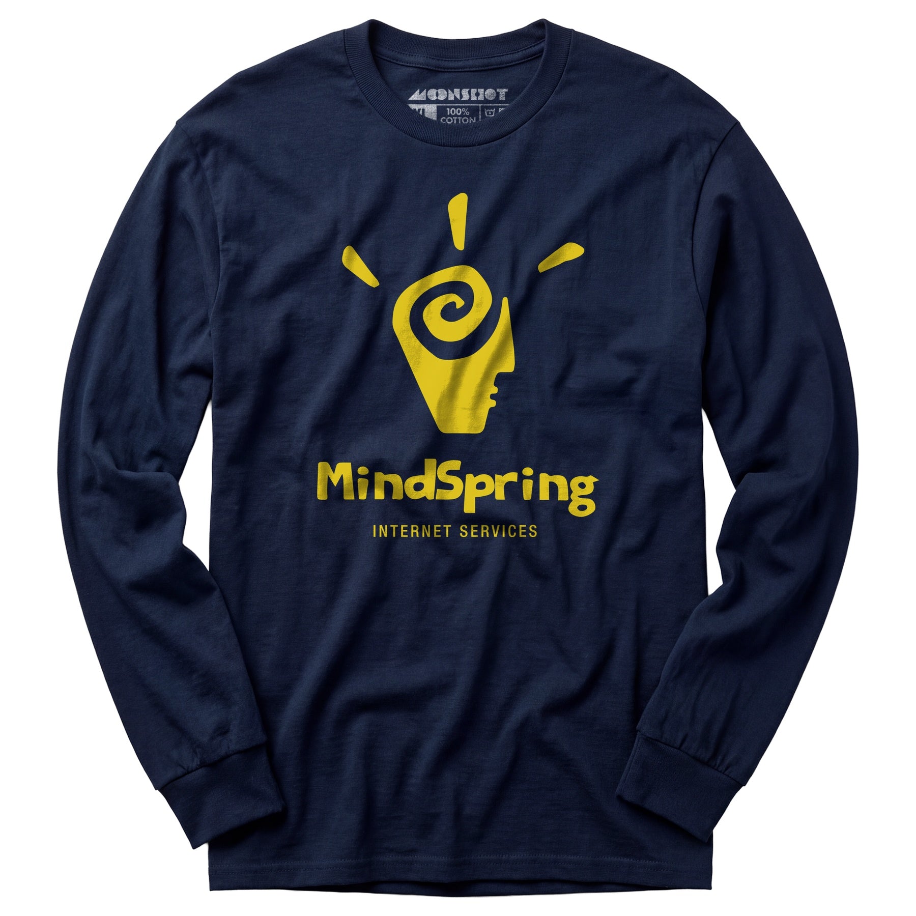 MindSpring - Vintage Internet - Long Sleeve T-Shirt