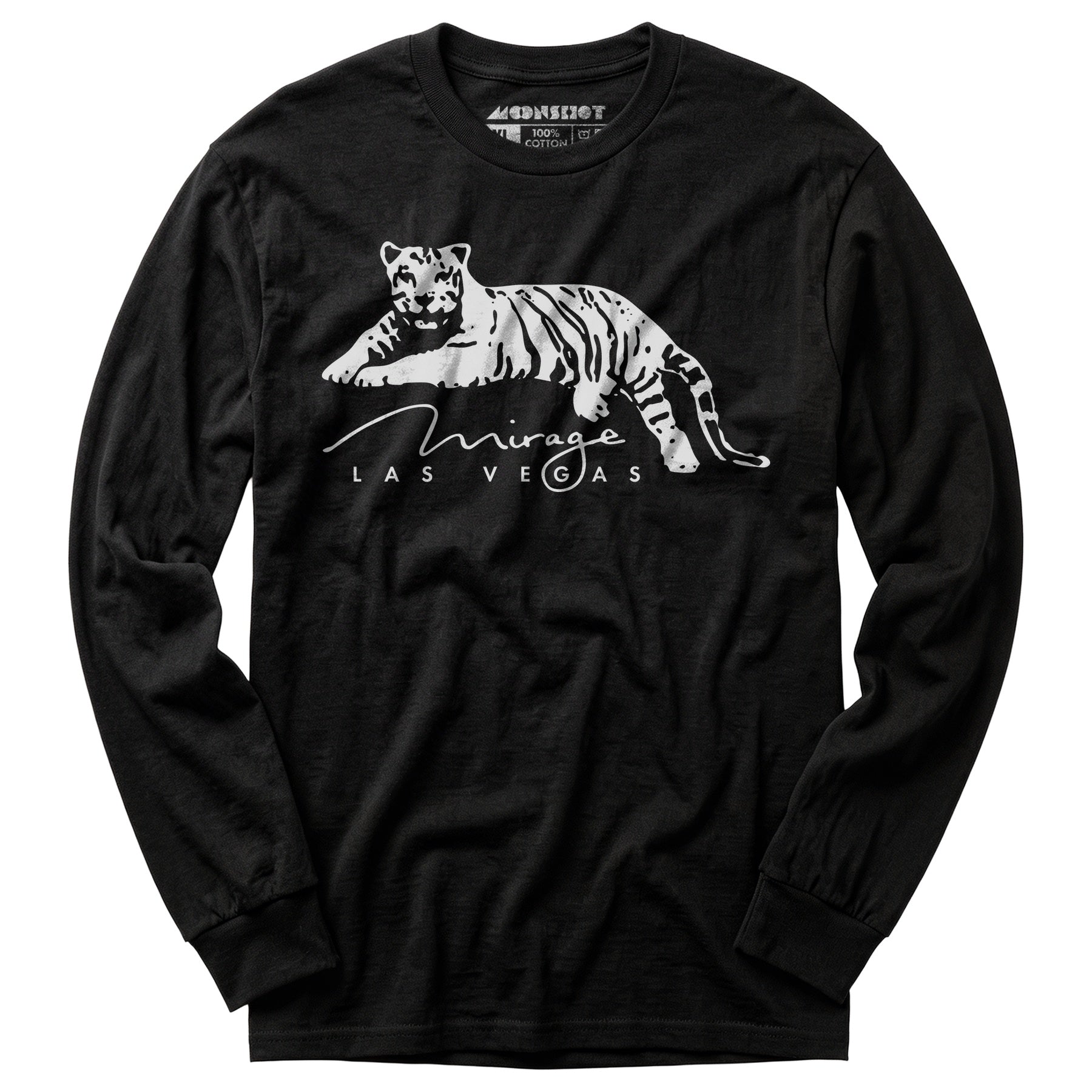 Mirage Tiger - Vintage Las Vegas - Long Sleeve T-Shirt