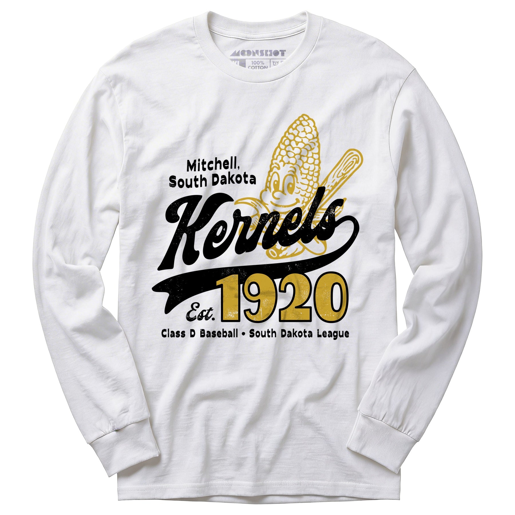 Mitchell Kernels - South Dakota - Vintage Defunct Baseball Teams - Long Sleeve T-Shirt