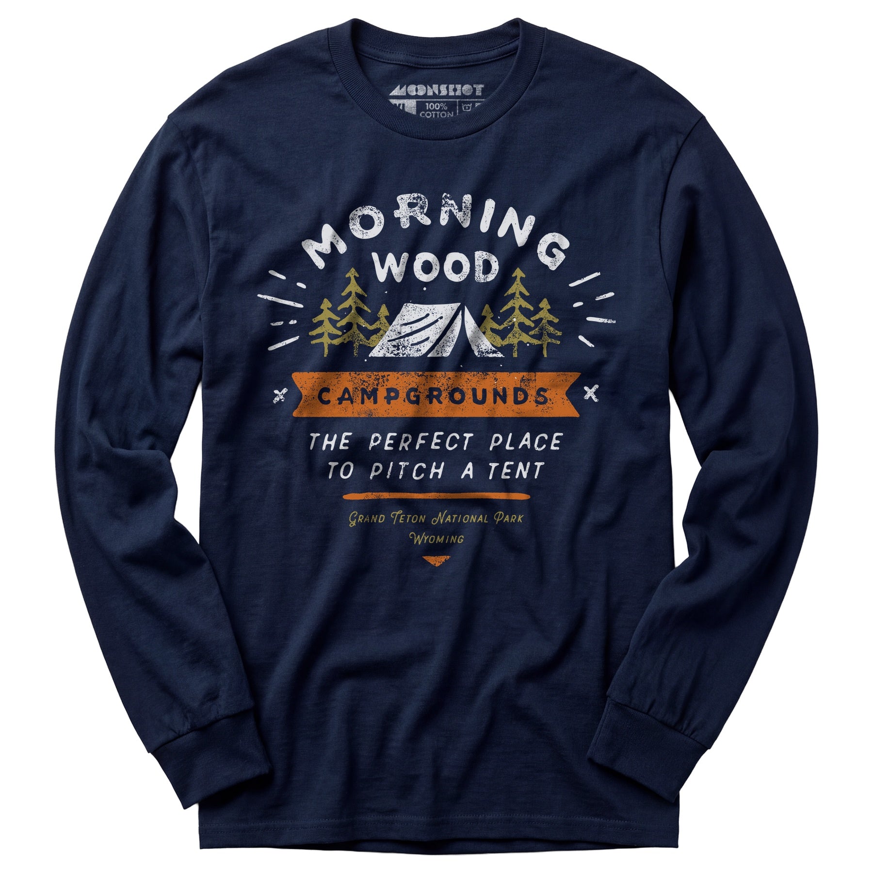 Morning Wood Campgrounds - Long Sleeve T-Shirt