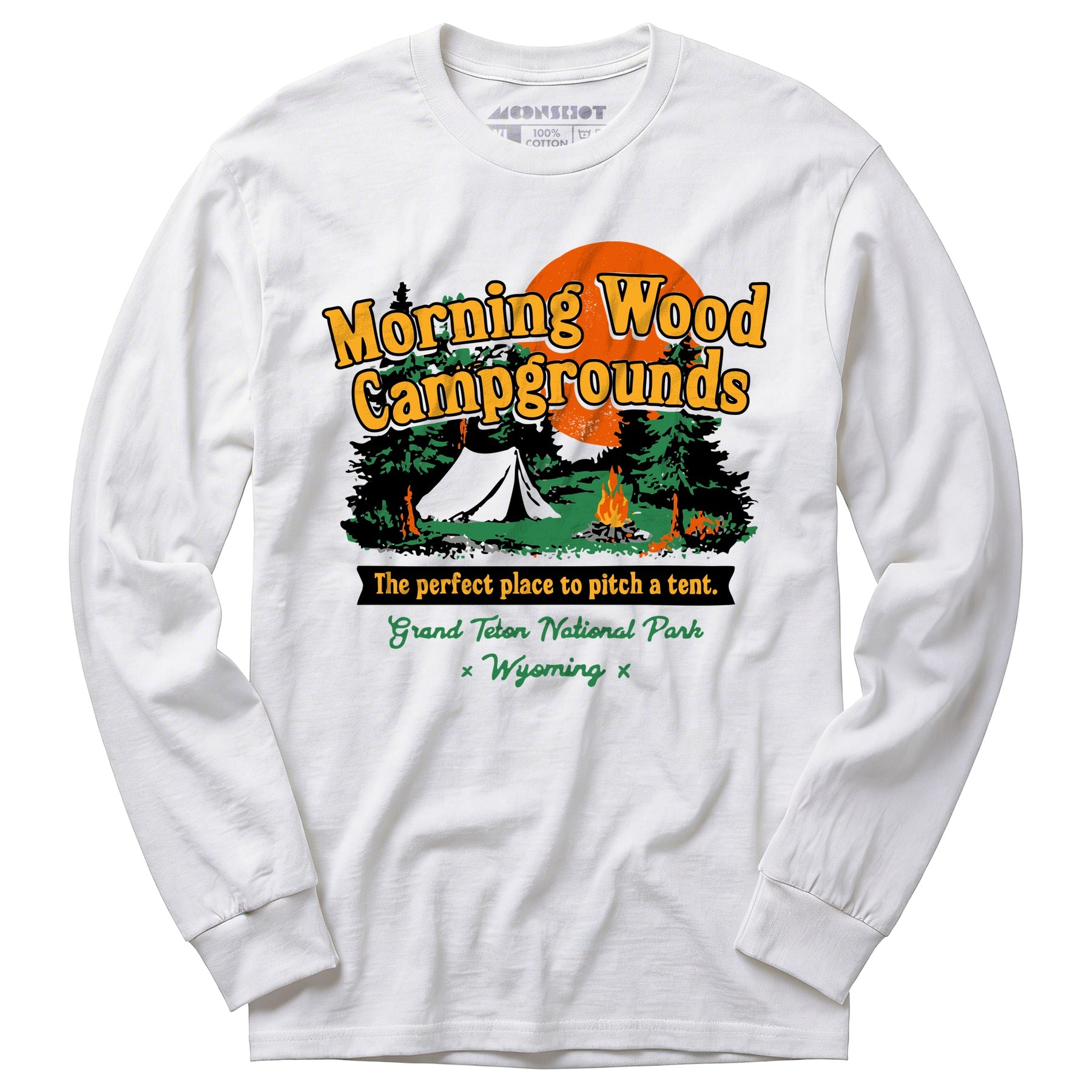 Morning Wood Campgrounds v2 - Long Sleeve T-Shirt
