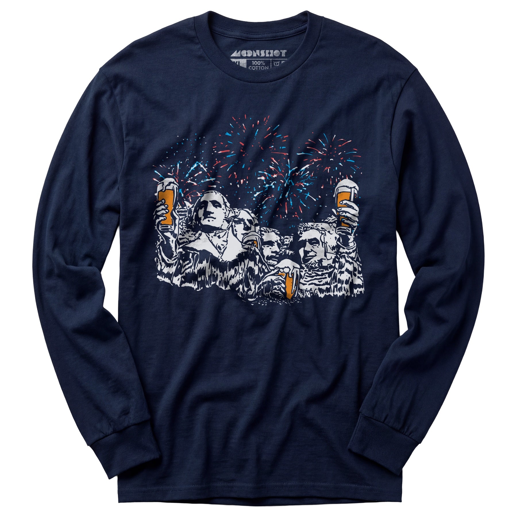 Mount Rushmore Beers - Long Sleeve T-Shirt