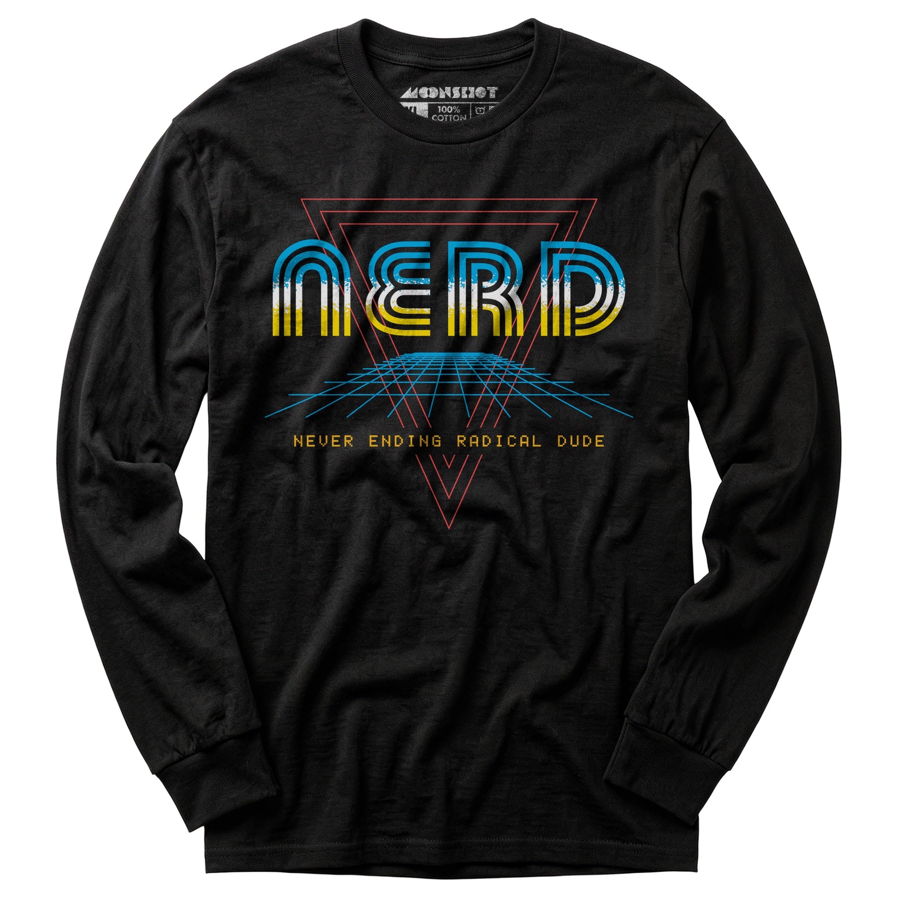 Nerd Never Ending Radical Dude - Long Sleeve T-Shirt