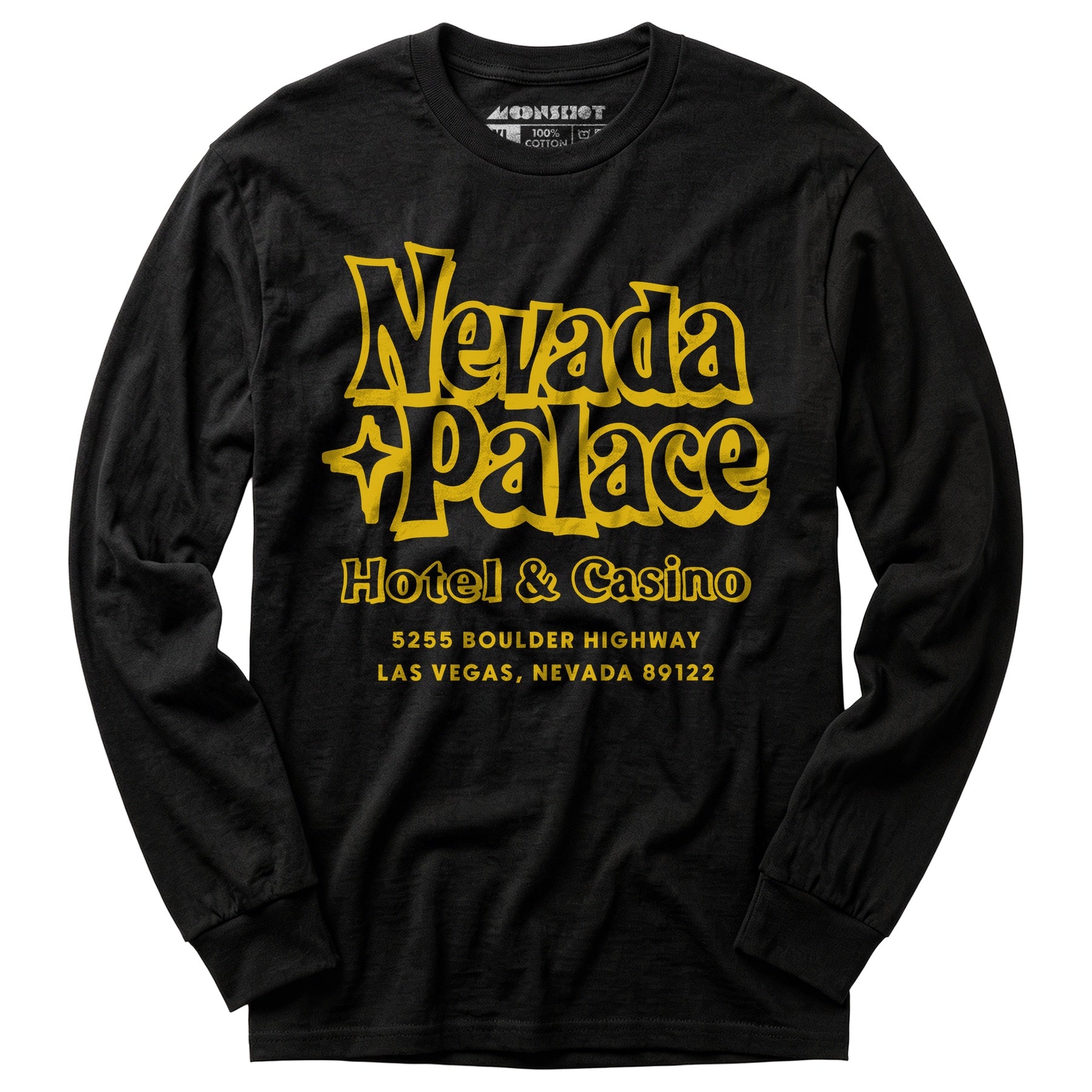 Nevada Palace Hotel & Casino - Vintage Las Vegas - Long Sleeve T-Shirt