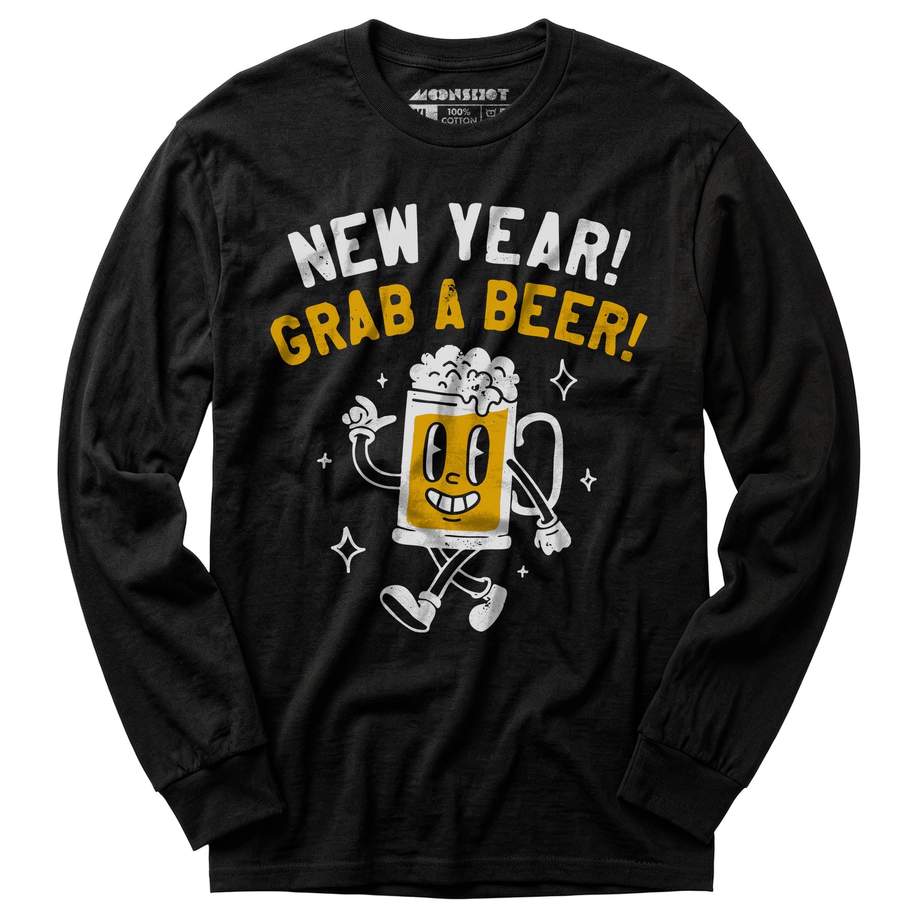 New Year Grab a Beer - Long Sleeve T-Shirt
