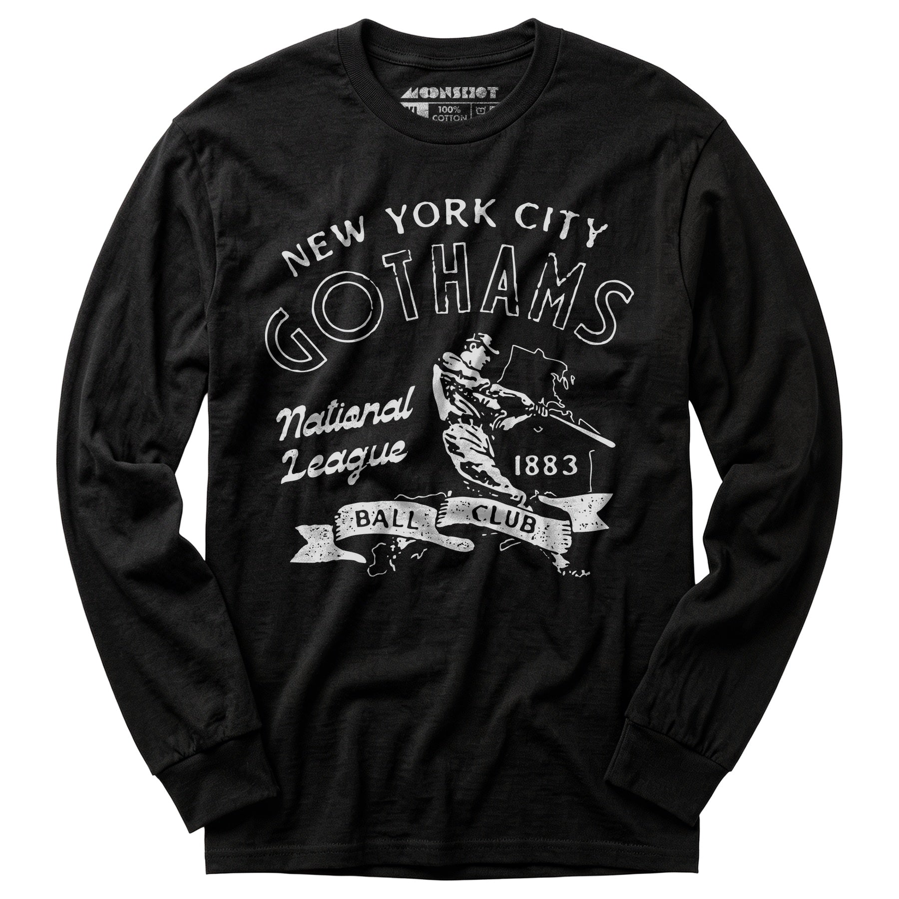 New York City Gothams - New York - Vintage Defunct Baseball Teams - Long Sleeve T-Shirt