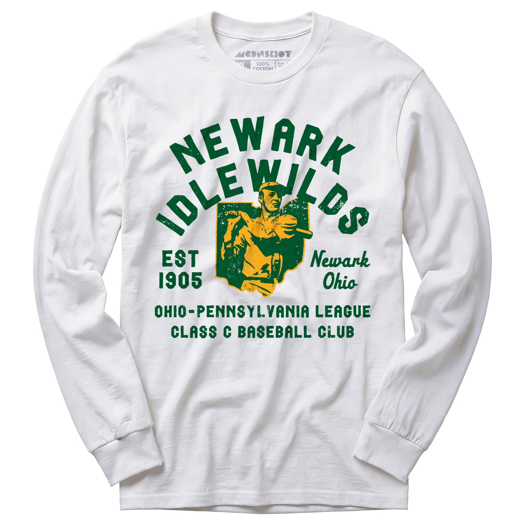 Newark Idlewilds - Ohio - Vintage Defunct Baseball Teams - Long Sleeve T-Shirt