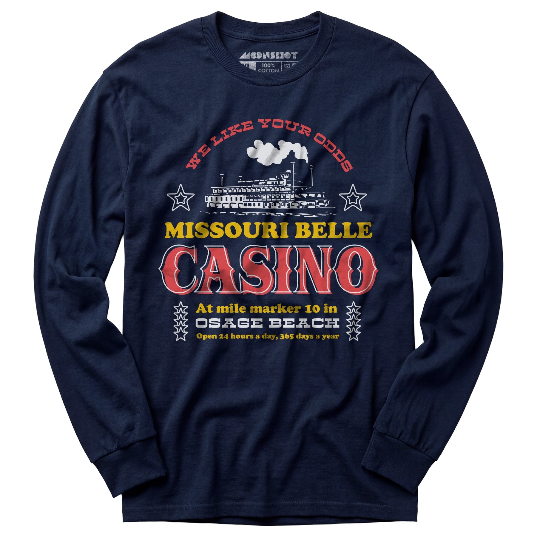 Ozark Missouri Belle Casino - Long Sleeve T-Shirt