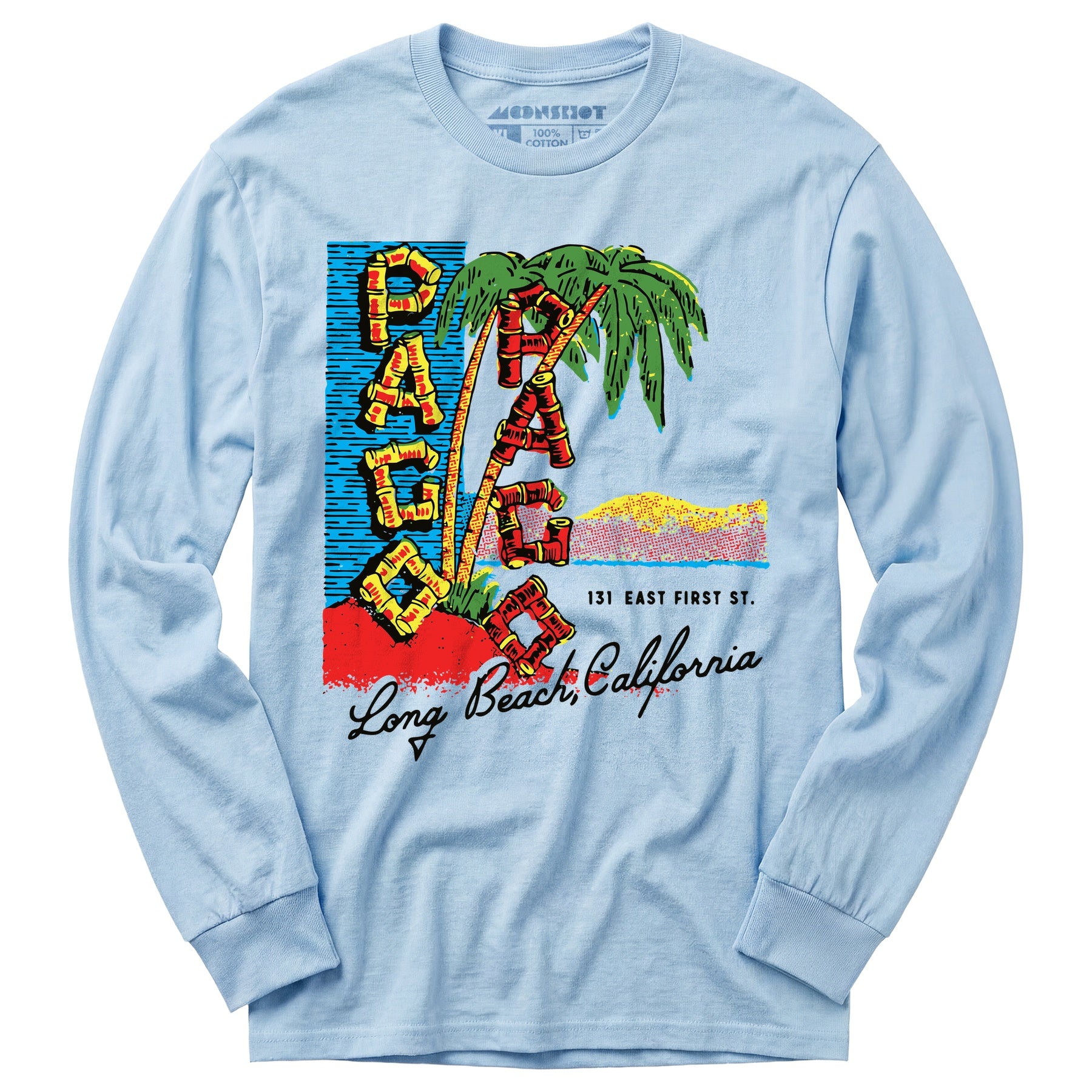 Pago Pago - Long Beach, CA - Vintage Tiki Bar - Long Sleeve T-Shirt