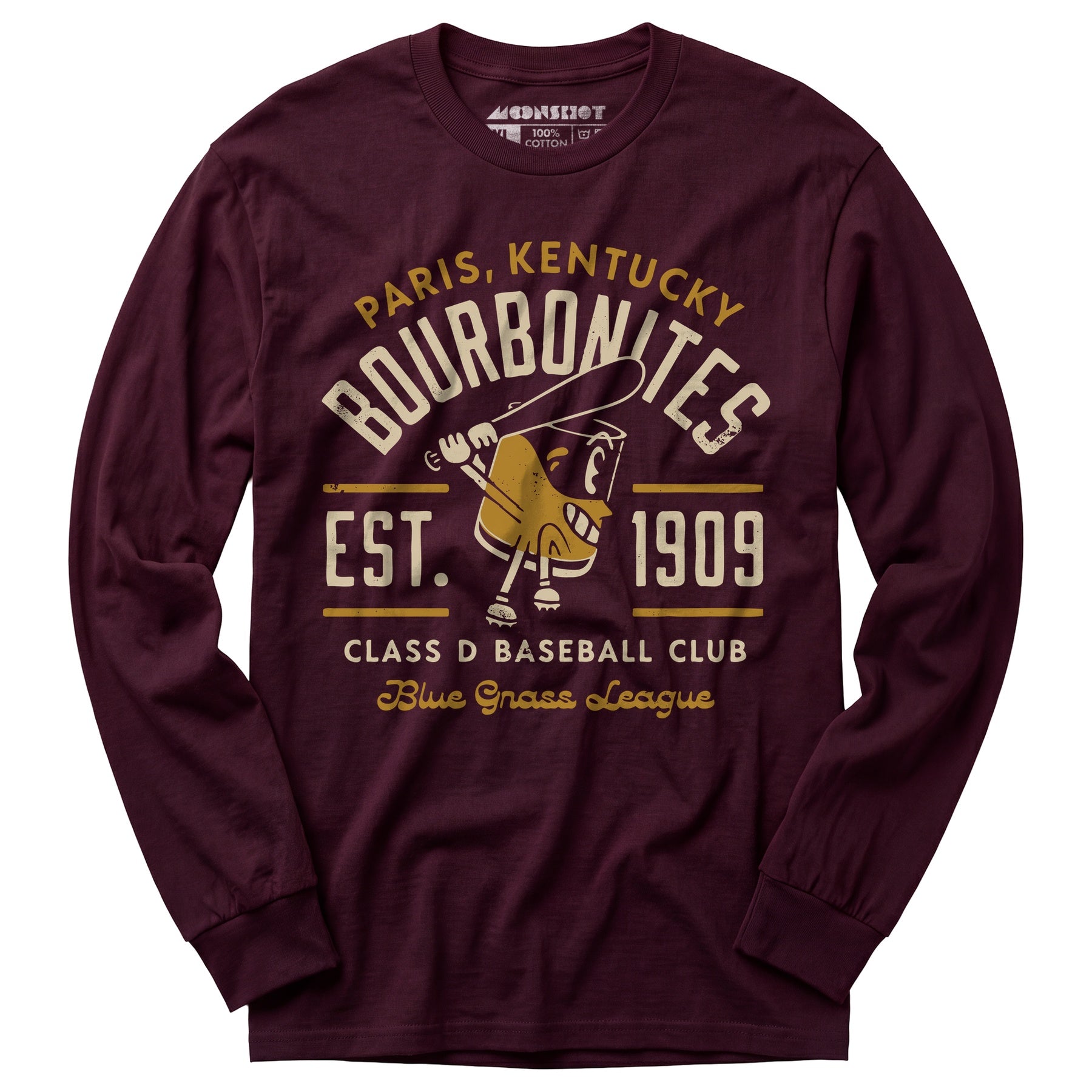 Paris Bourbonites - Kentucky - Vintage Defunct Baseball Teams - Long Sleeve T-Shirt