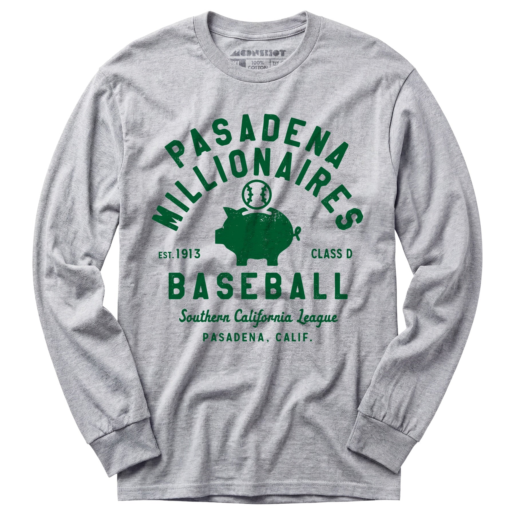 Pasadena Millionaires - California - Vintage Defunct Baseball Teams - Long Sleeve T-Shirt