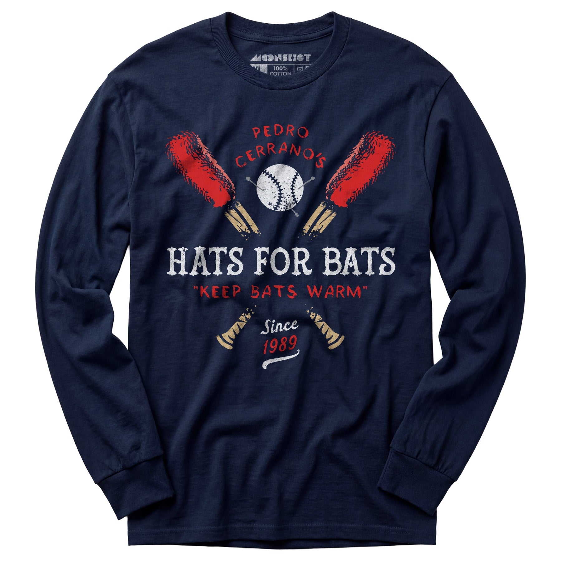 Pedro Cerrano's Hats for Bats - Long Sleeve T-Shirt
