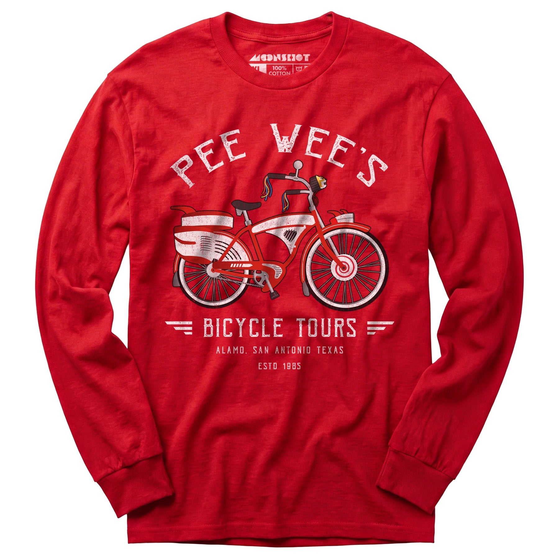 Pee Wee's Bicycle Tours - Long Sleeve T-Shirt