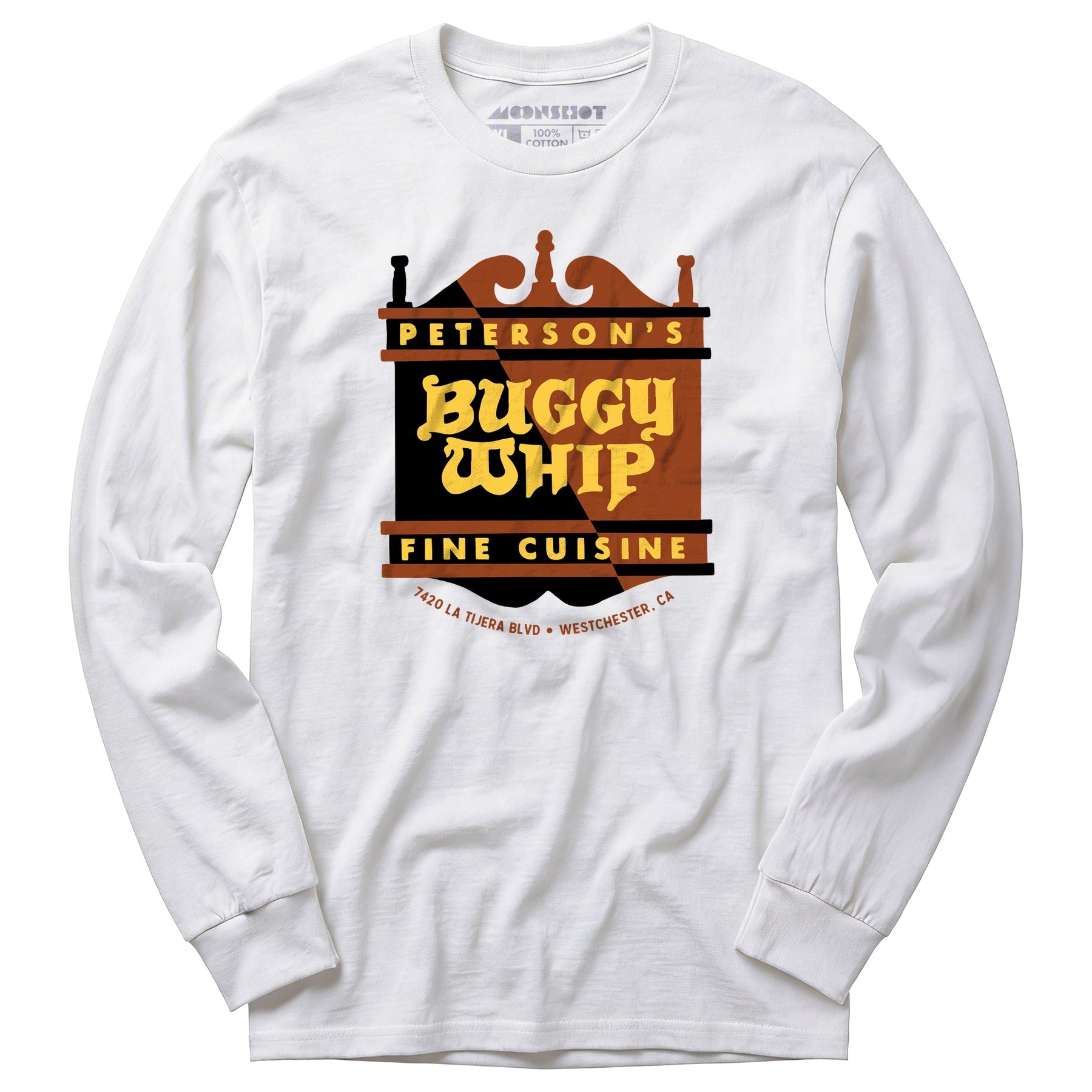 Peterson's Buggy Whip - Westchester, CA - Vintage Restaurant - Long Sleeve T-Shirt