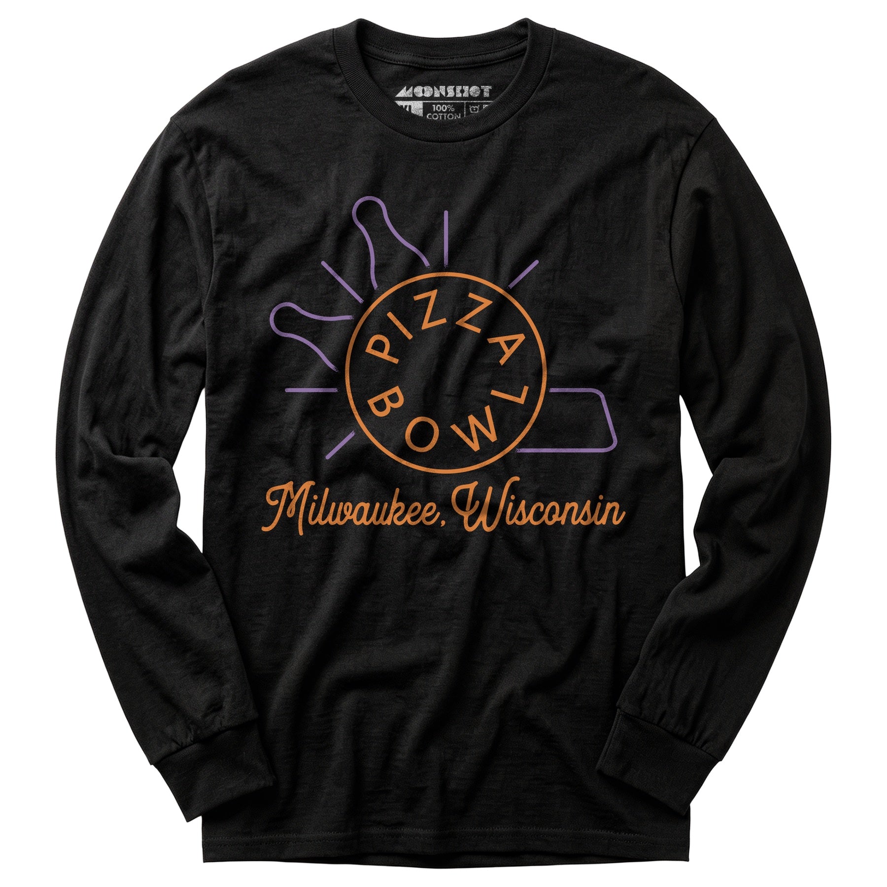 Pizza Bowl Milwaukee Wisconsin - Long Sleeve T-Shirt
