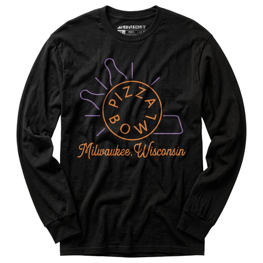 Pizza Bowl Milwaukee Wisconsin - Long Sleeve T-Shirt