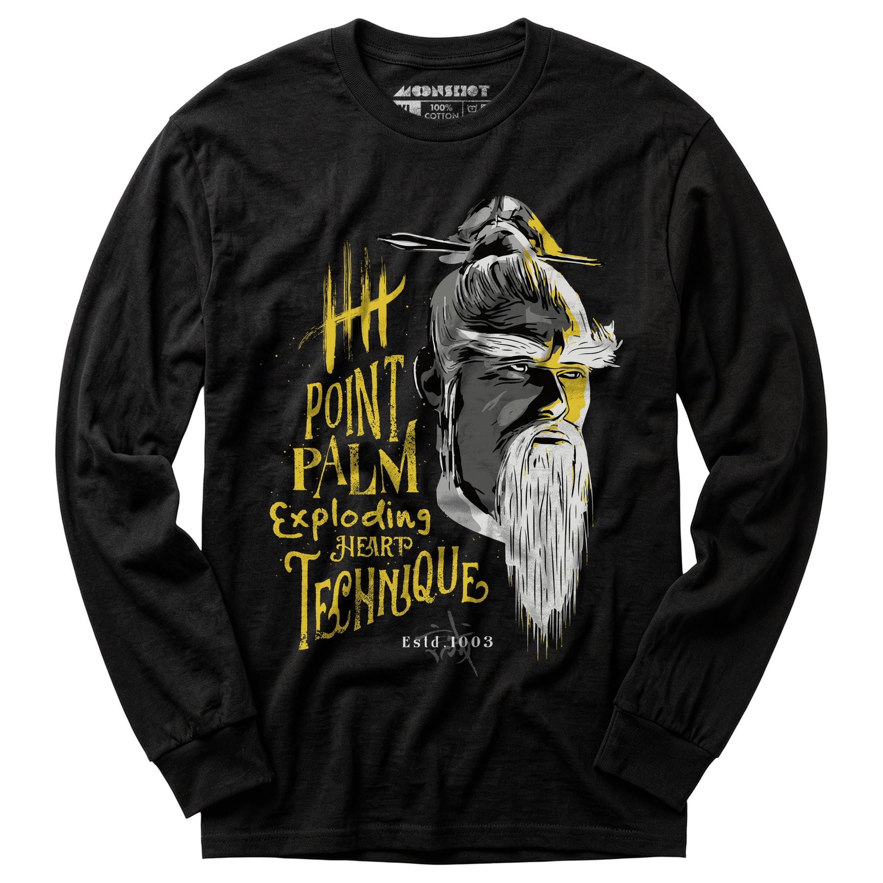 Point Palm Exploding Heart Technique - Long Sleeve T-Shirt
