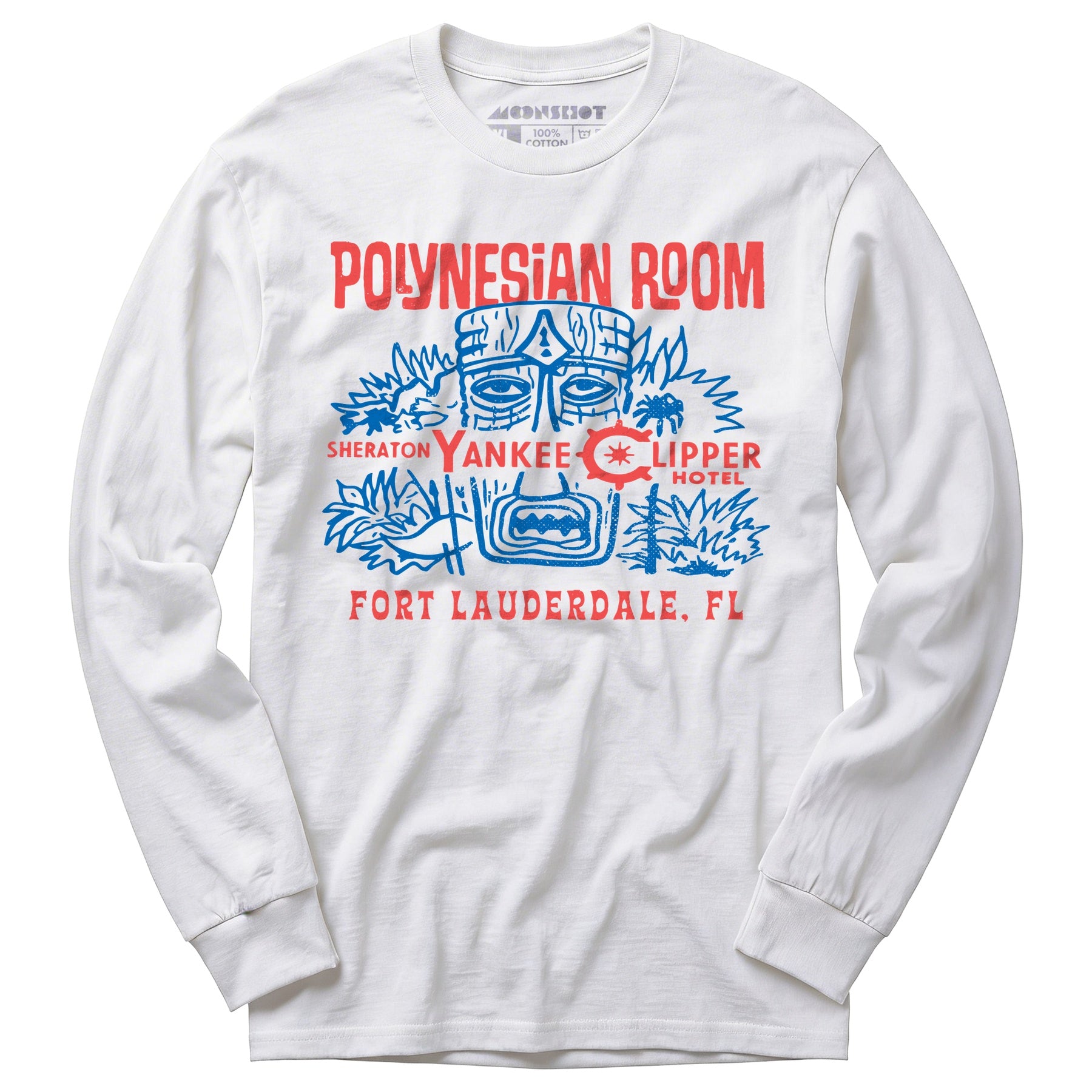 Polynesian Room - Fort Lauderdale, FL - Vintage Tiki Bar - Long Sleeve T-Shirt