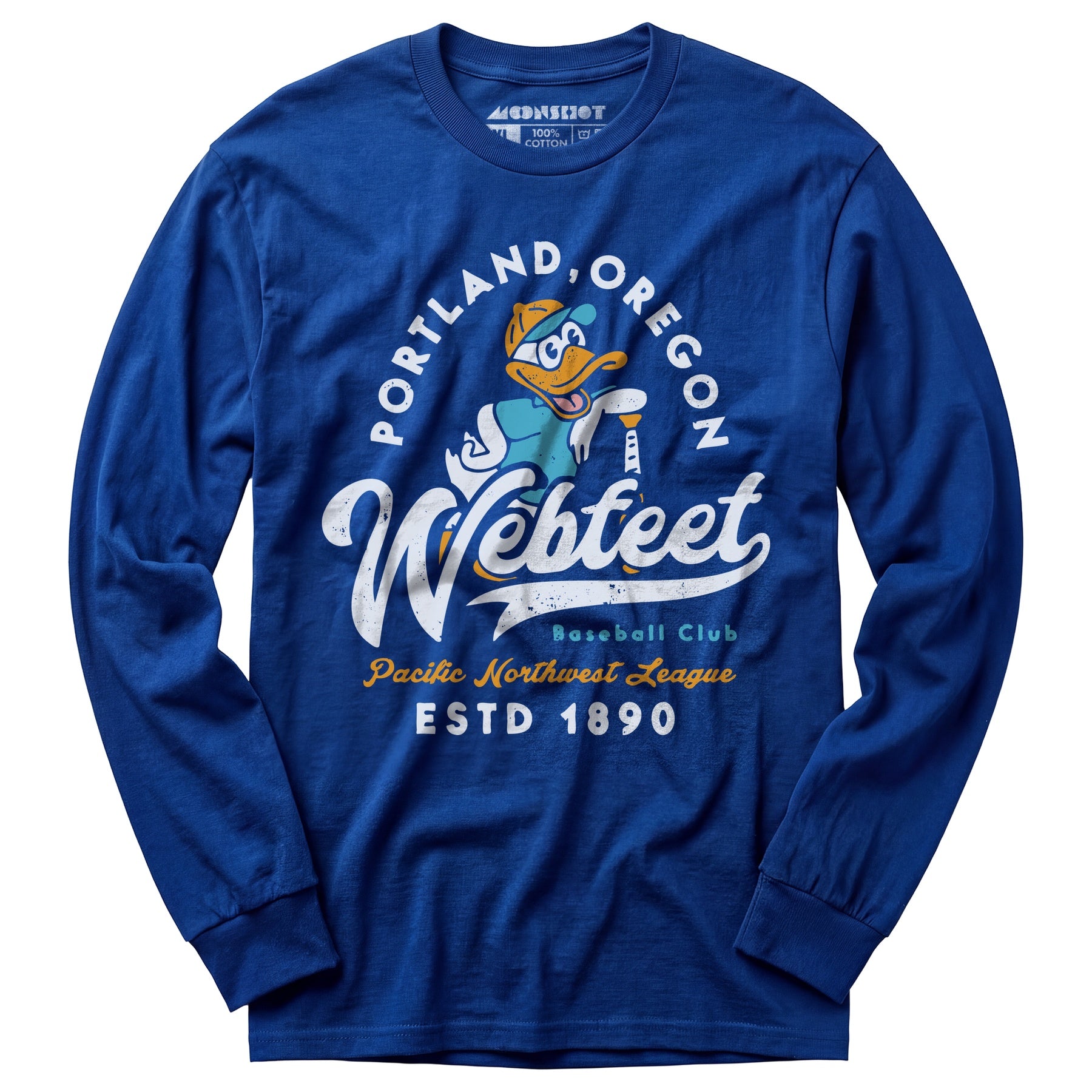 Portland Webfeet - Oregon - Vintage Defunct Baseball Teams - Long Sleeve T-Shirt