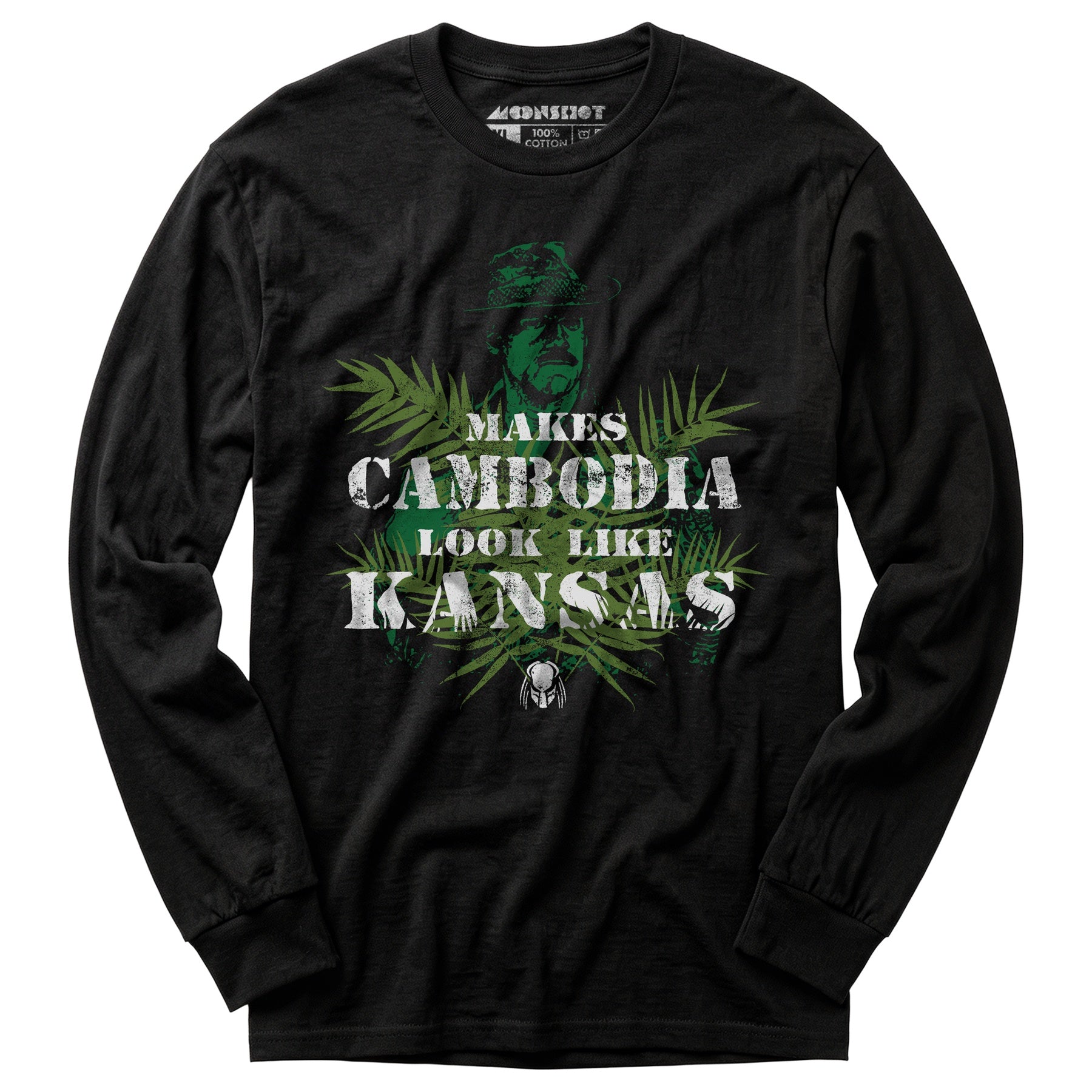 Predator - Makes Cambodia Look Like Kansas - Long Sleeve T-Shirt