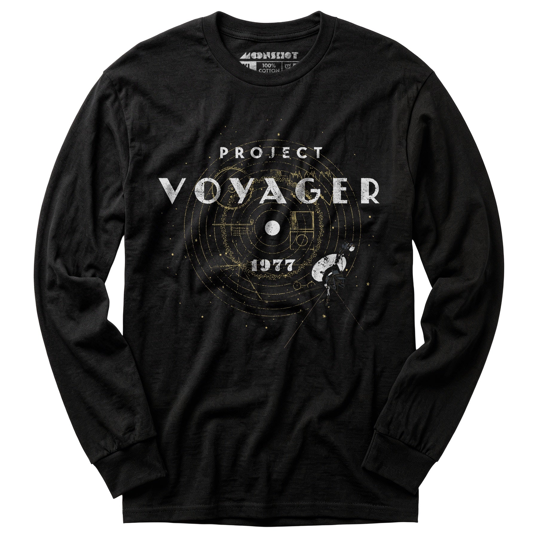 Project Voyager Mission - Golden Record - Long Sleeve T-Shirt