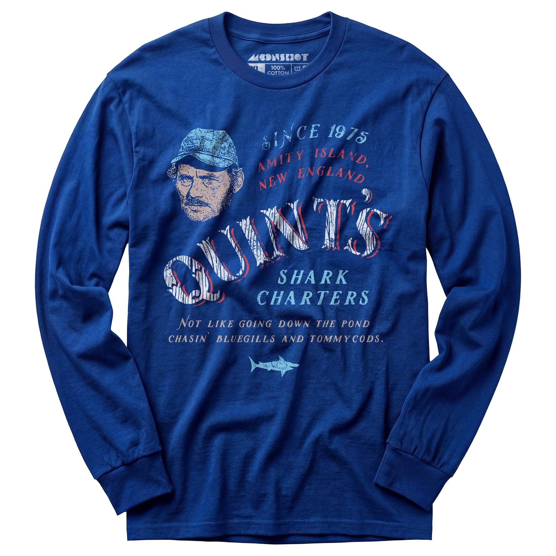 Quint's Shark Charters - Long Sleeve T-Shirt