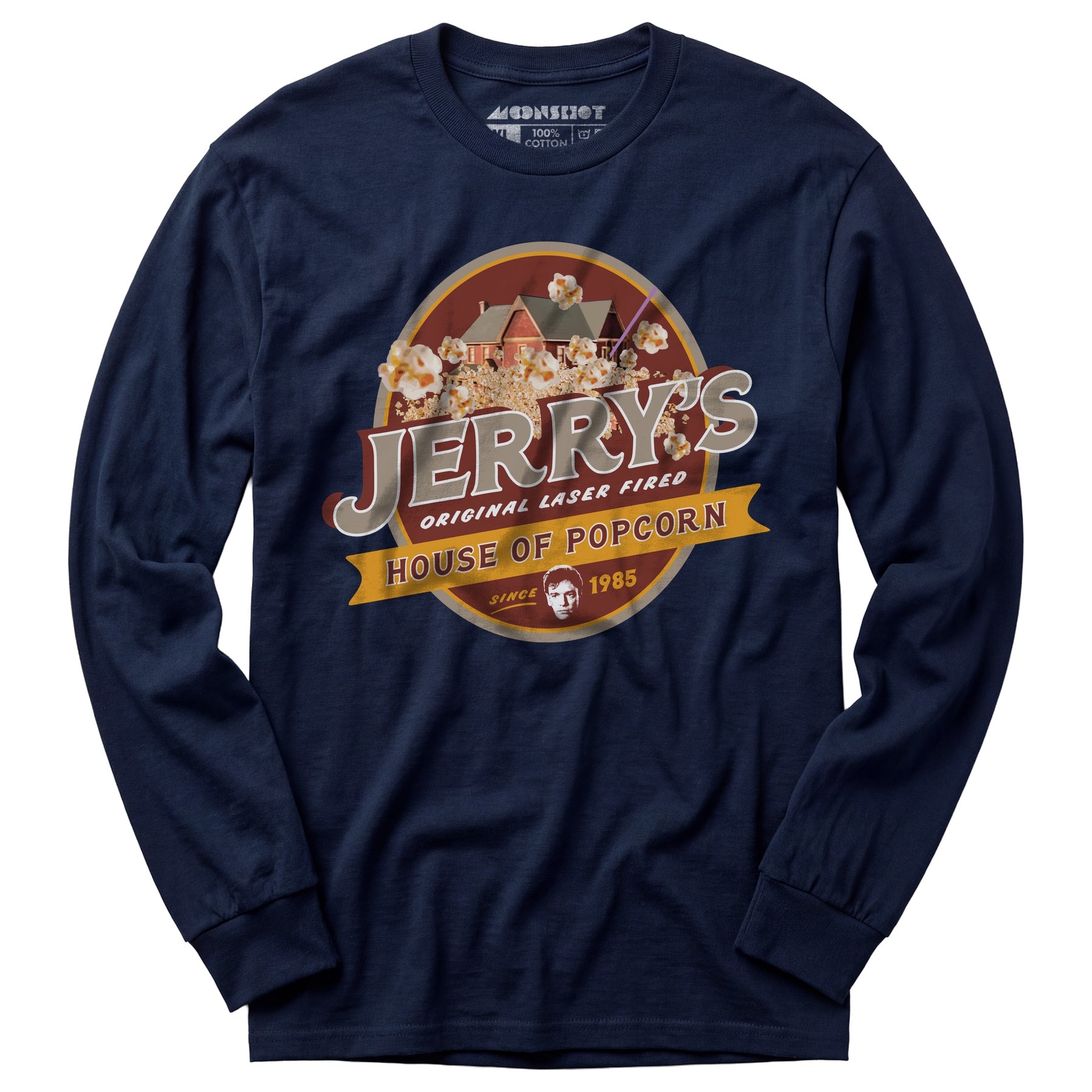 Real Genius - Jerry's House of Popcorn - Long Sleeve T-Shirt