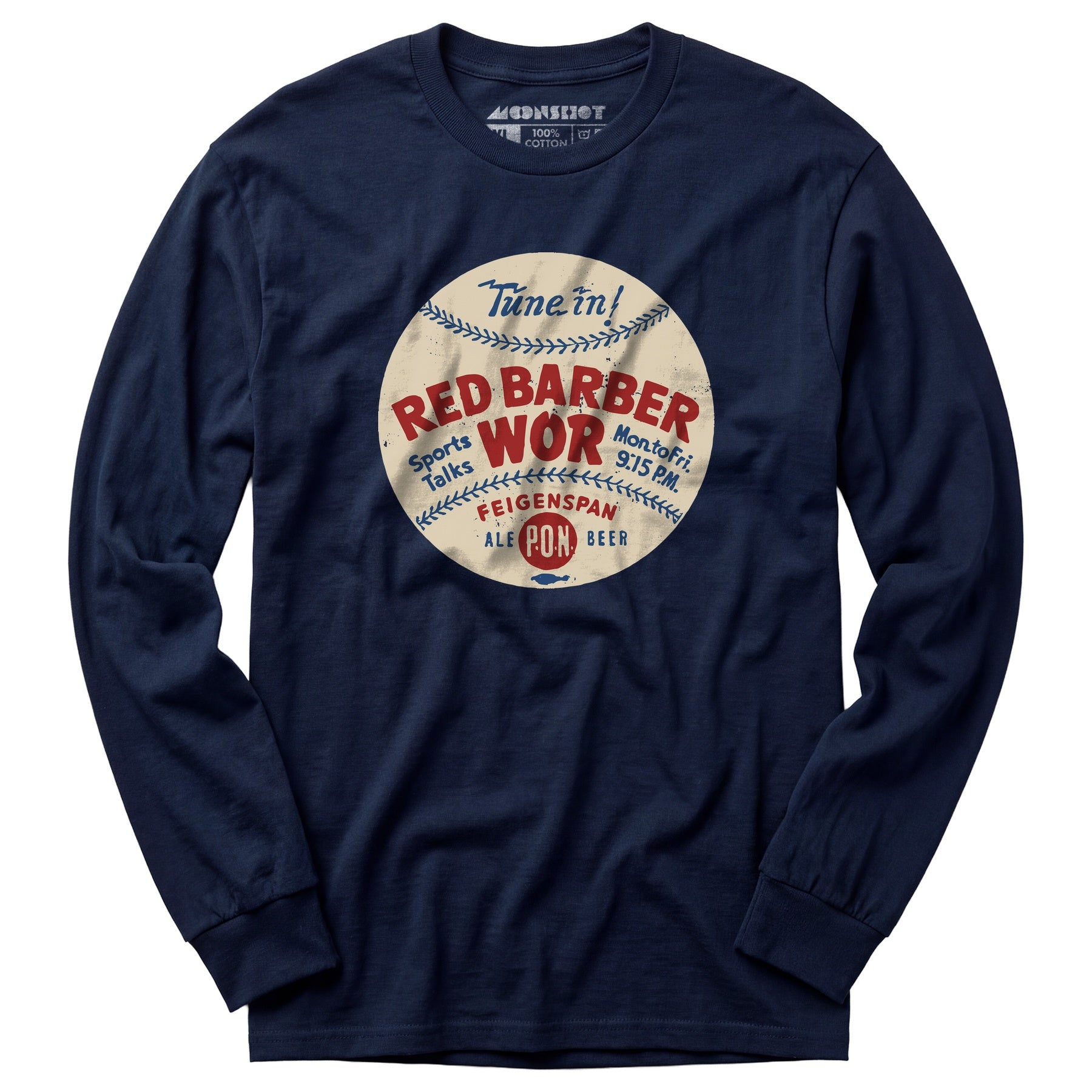 Red Barber - WOR Radio - Long Sleeve T-Shirt