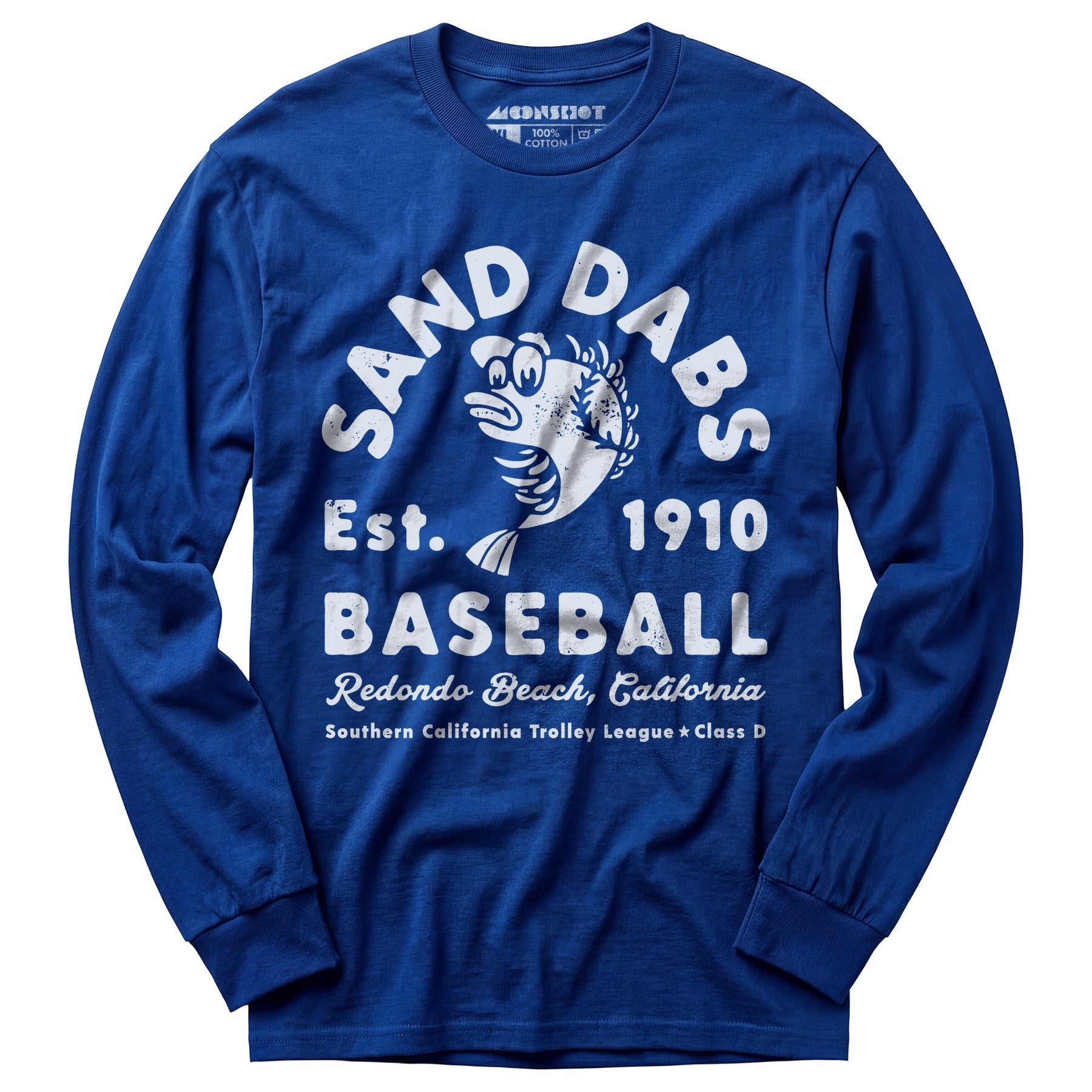 Redondo Beach Sand Dabs - California - Vintage Defunct Baseball Teams - Long Sleeve T-Shirt