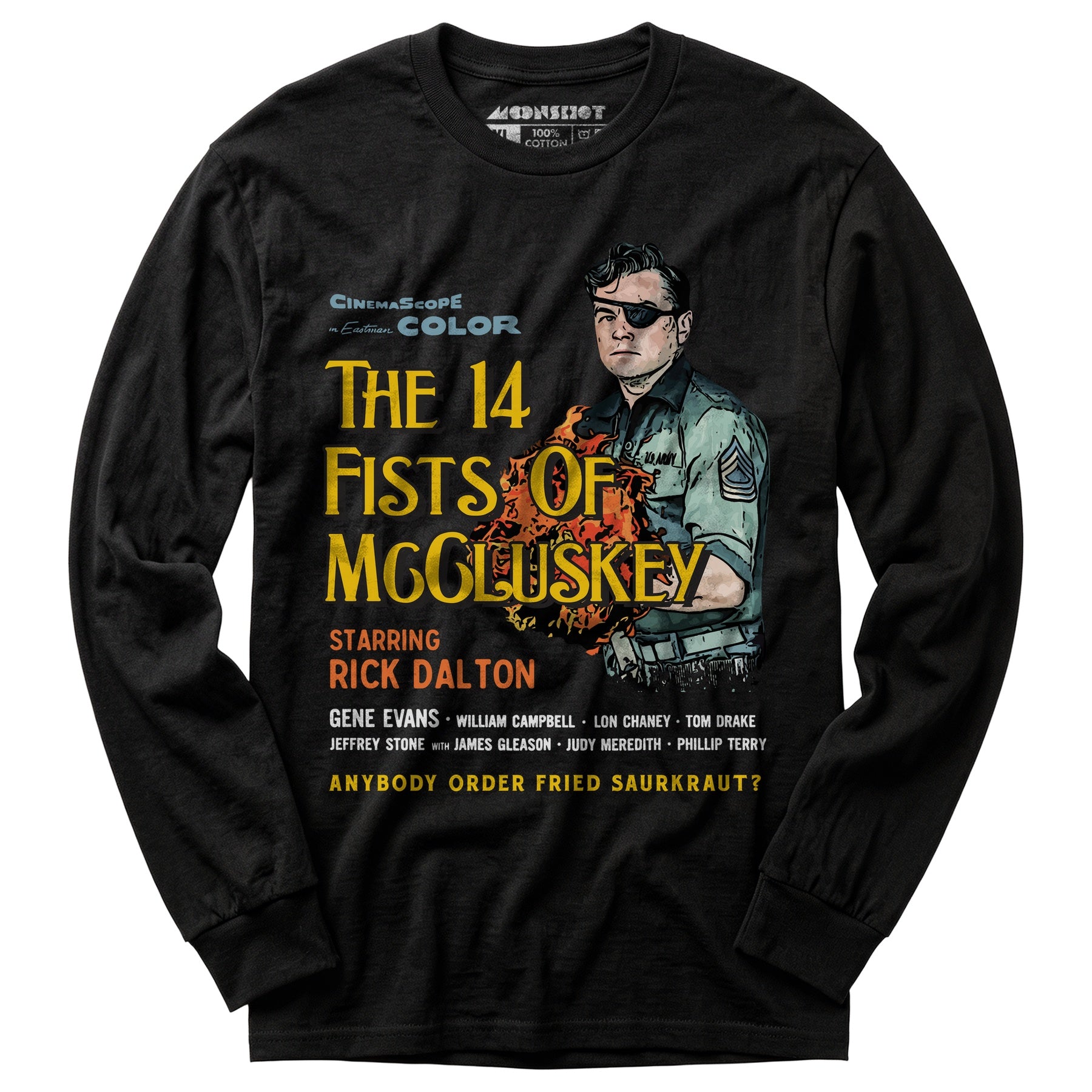 Rick Dalton - The 14 Fists of McCluskey - Long Sleeve T-Shirt