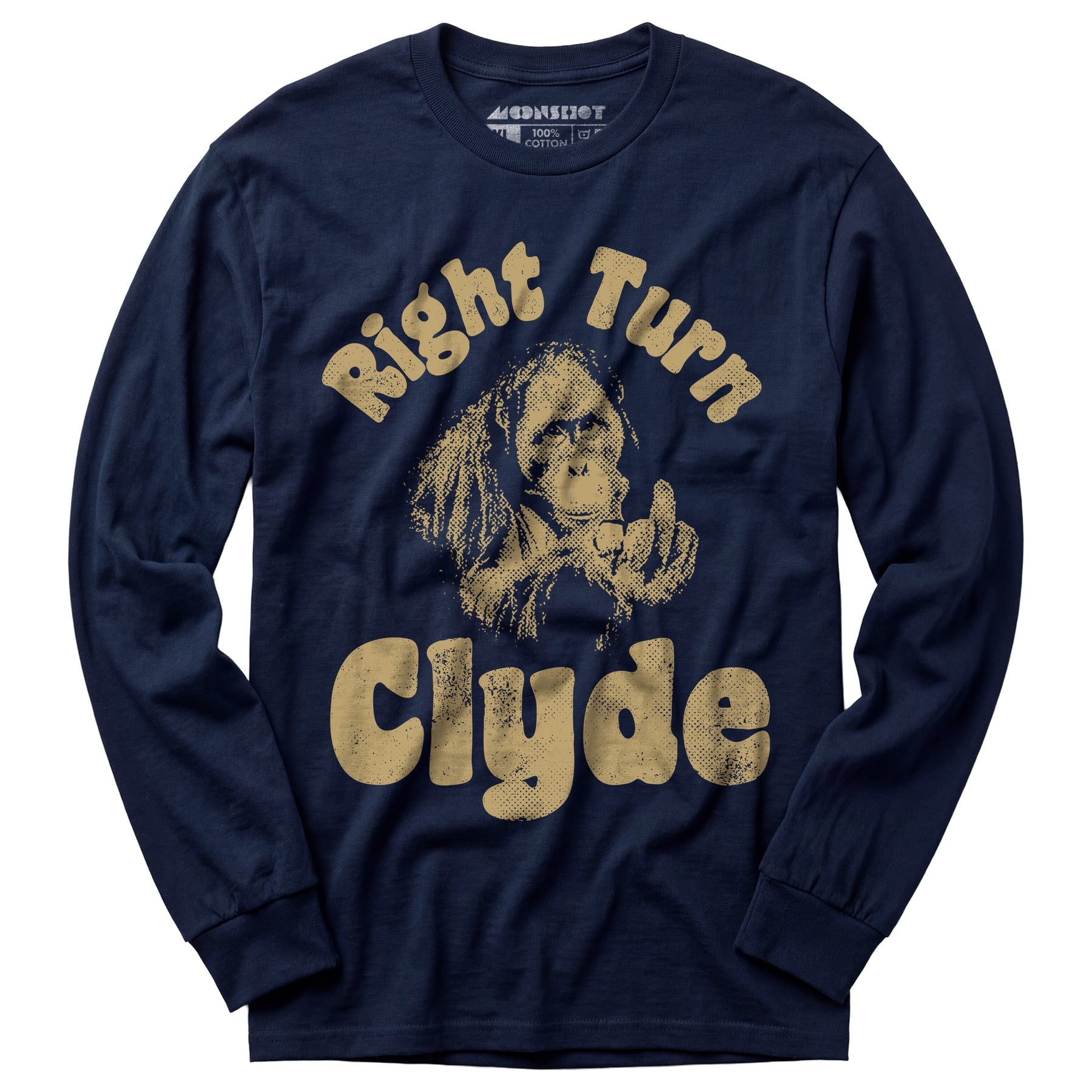 Right Turn Clyde - Long Sleeve T-Shirt