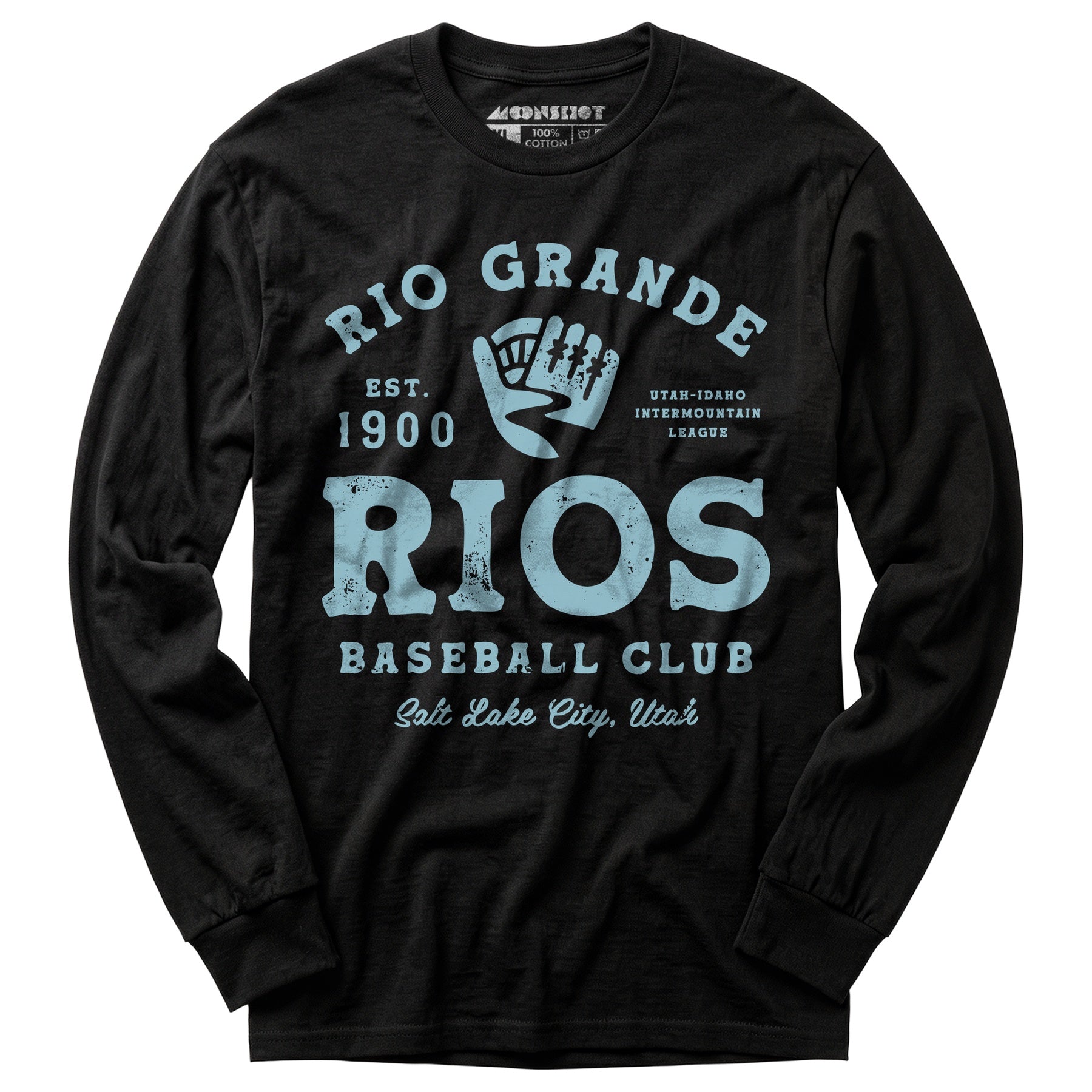 Rio Grande Rios - Utah - Vintage Defunct Baseball Teams - Long Sleeve T-Shirt